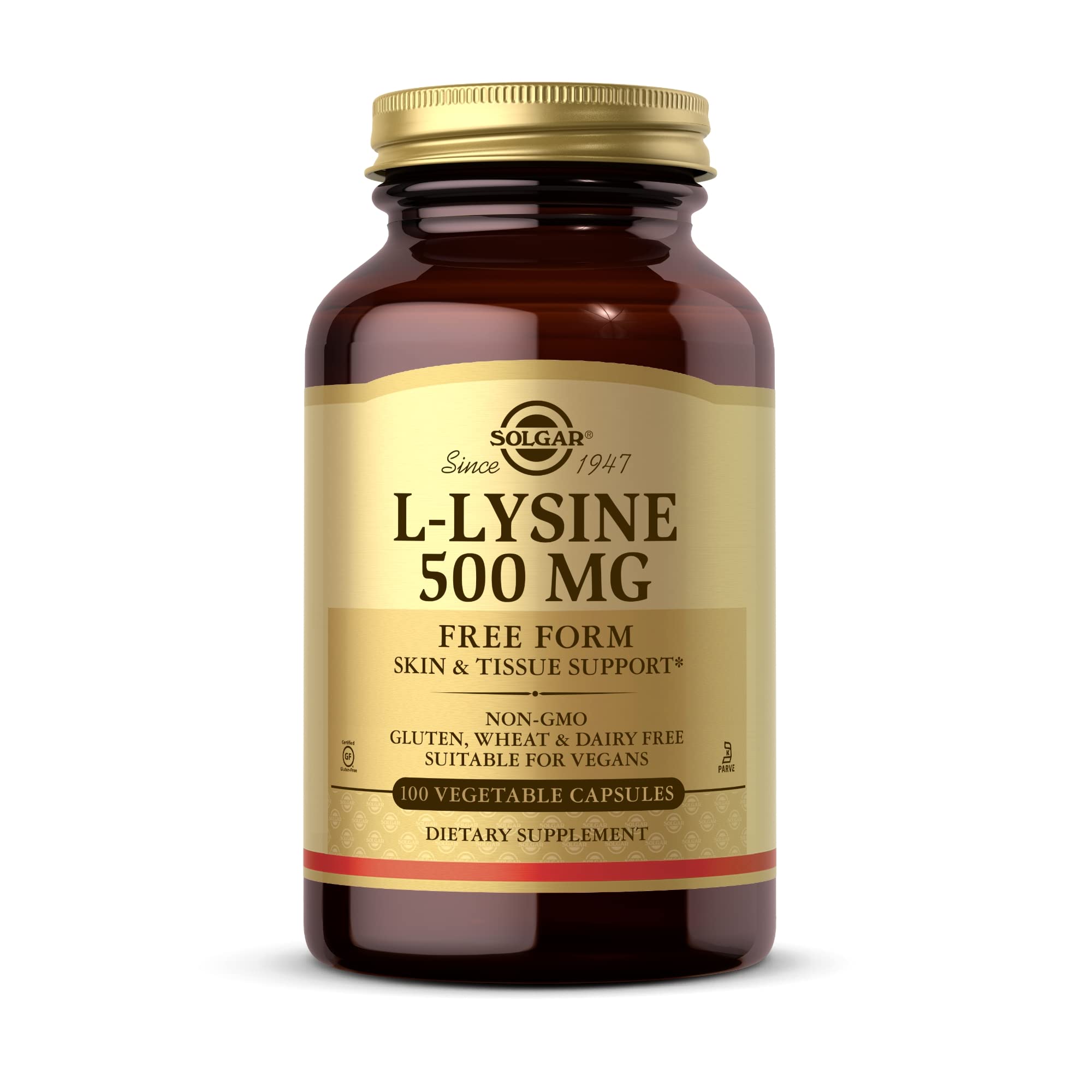 Foto 1 | Suplemento Solgar L-lisina 500 Mg 100 Cápsulas Vegetales - Venta Internacional.