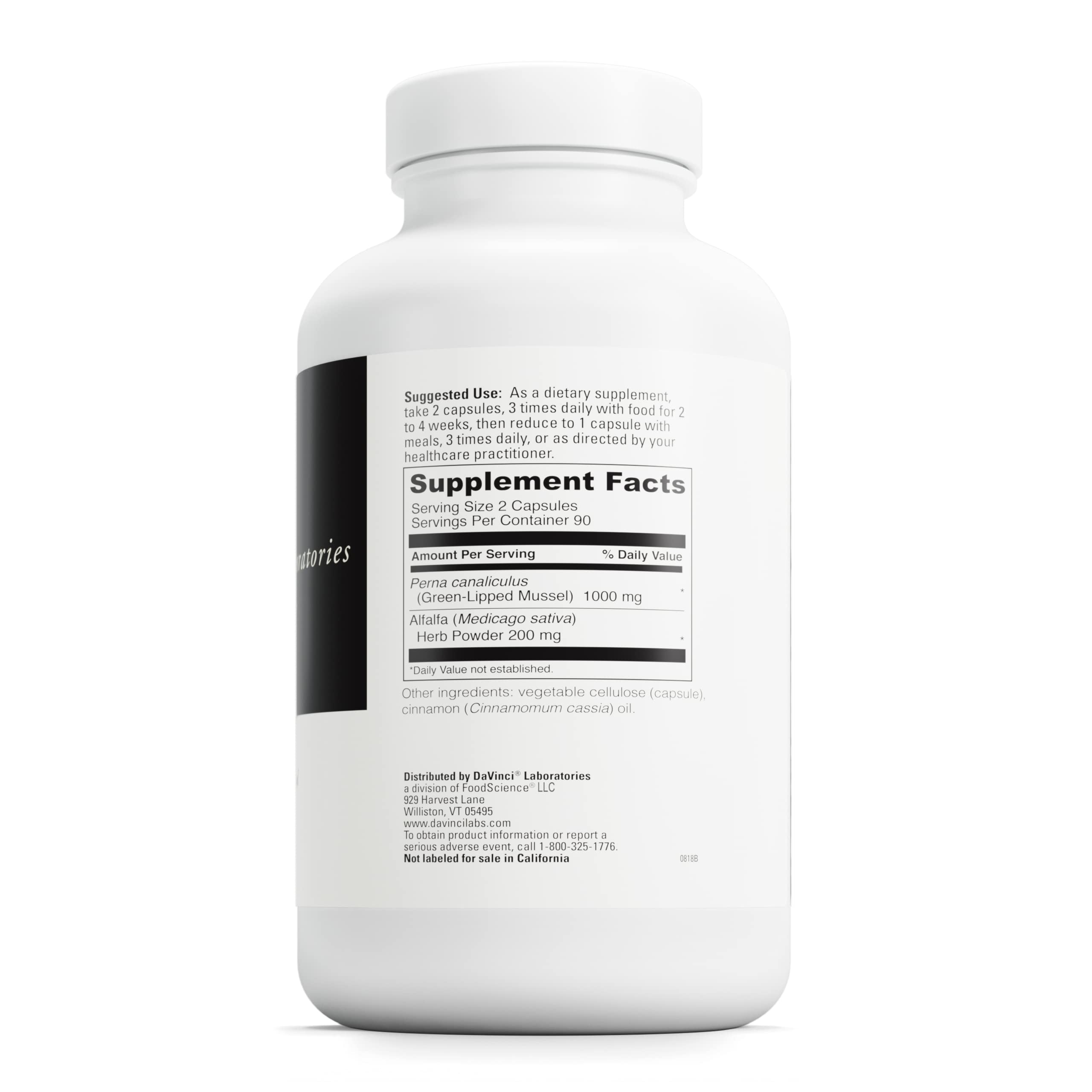 Foto 2 | Suplemento Dietético Davinci Labs Perna 180 Cápsulas - Venta Internacional.