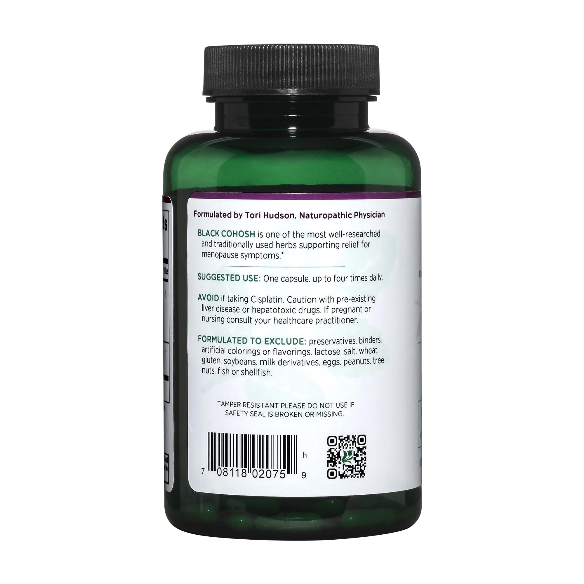 Foto 3 | Suplemento Vitanica De Extracto De Cimicifuga De Cohosh Negro 120 Cápsulas - Venta Internacional.