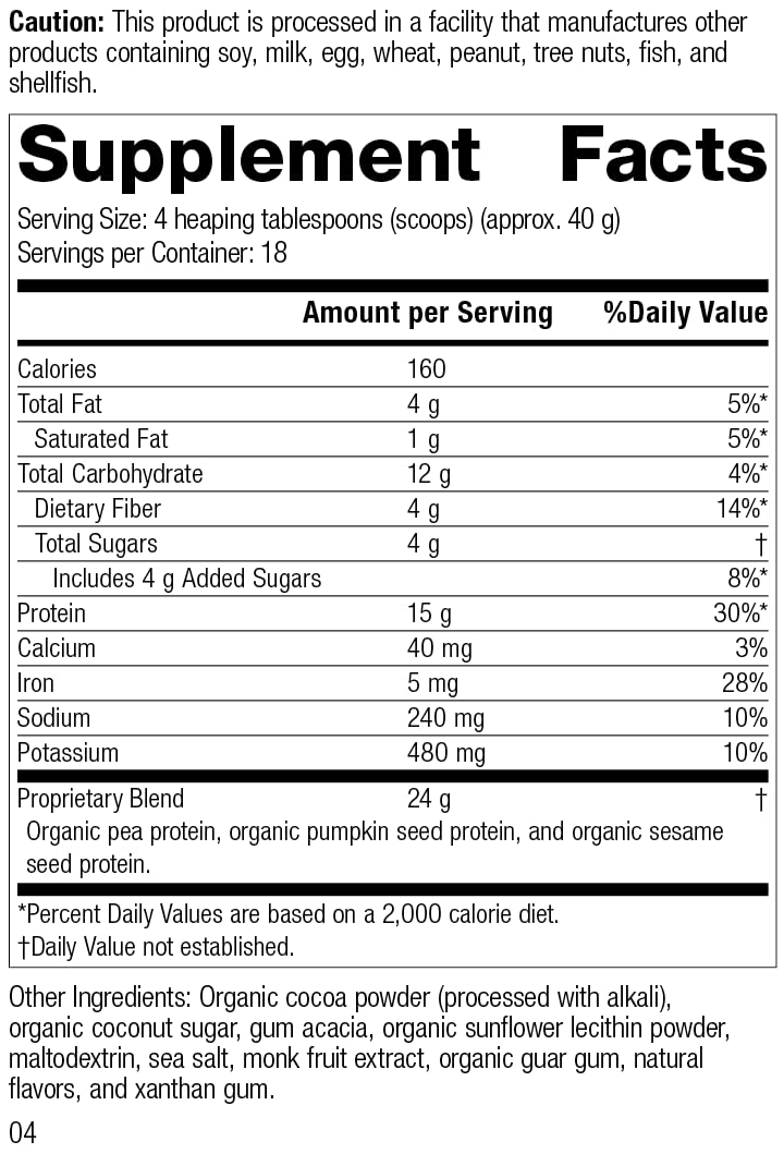 Foto 2 | Suplemento Veg-e Complete Pro Chocolate De Standard Process Inc. - Venta Internacional.
