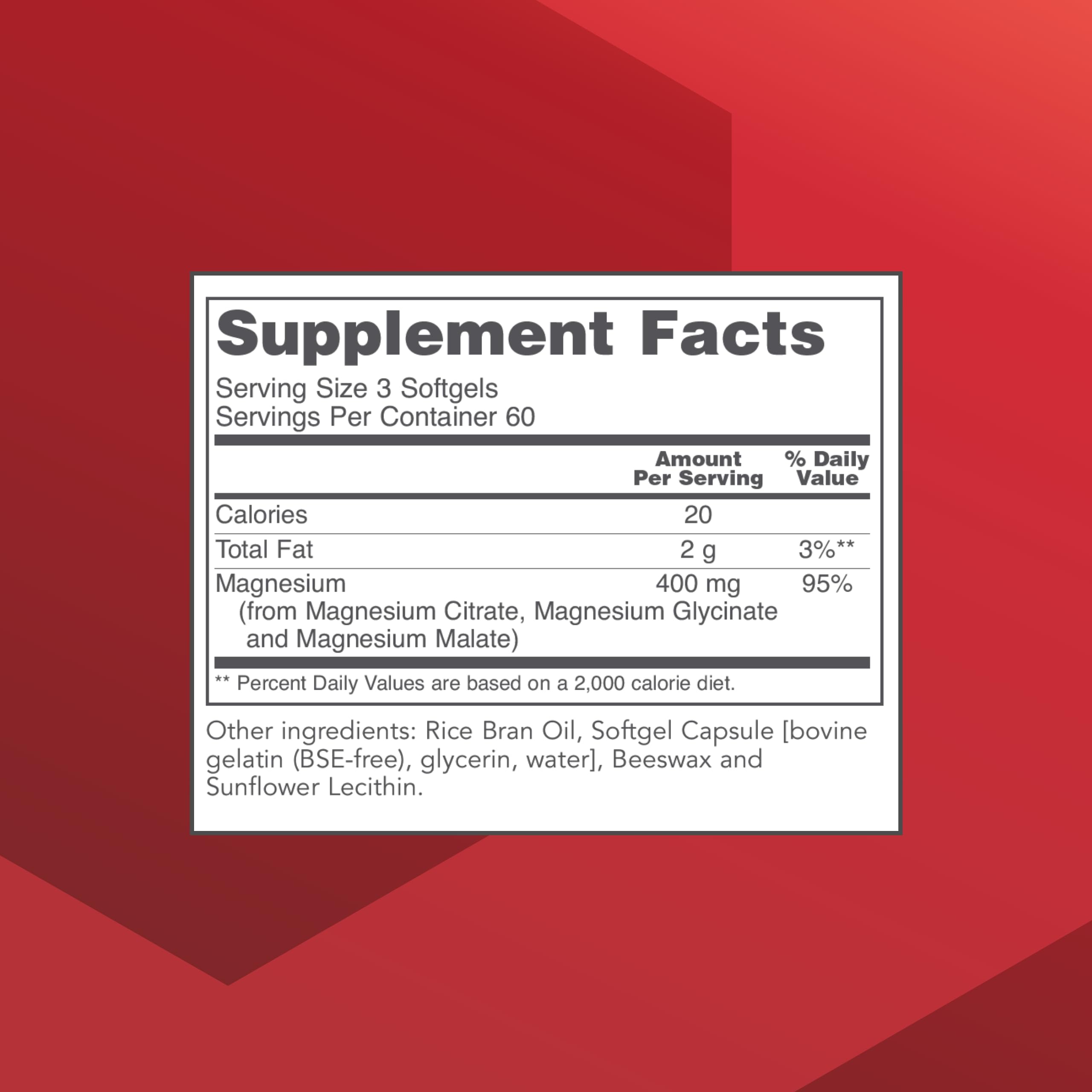 Foto 3 pulgar | Protocolo De Suplemento Para El Equilibrio De La Vida Citrato De Magnesio 400 Mg - Venta Internacional.