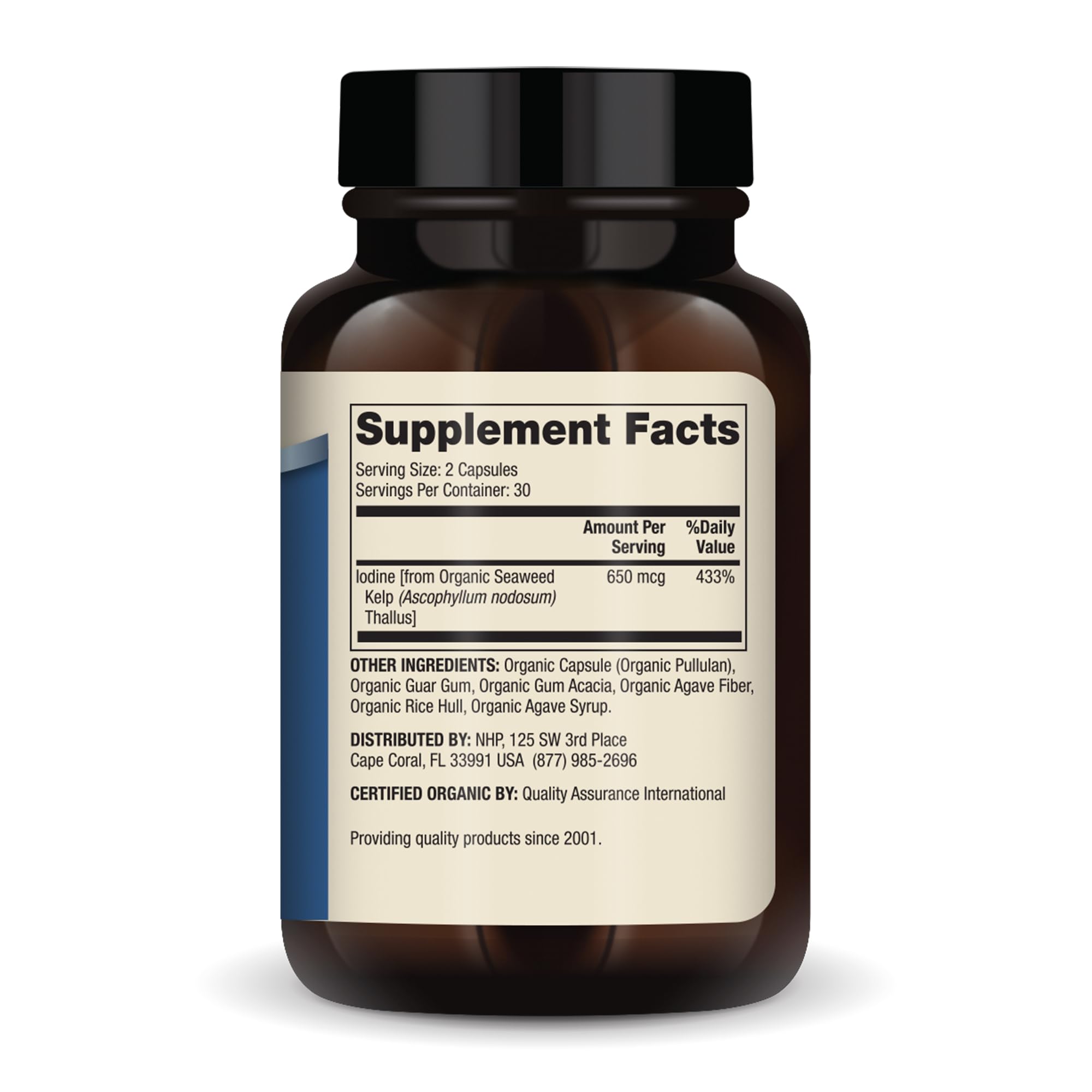 Foto 2 | Suplemento Dr. Mercola De Yodo A Partir De Algas Orgánicas 650 Mcg - Venta Internacional.