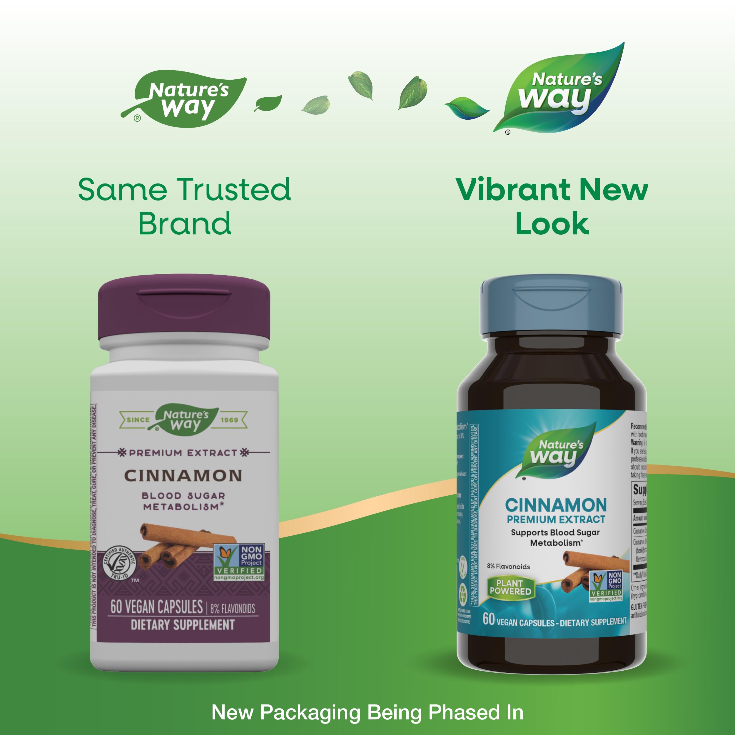 Foto 4 pulgar | Suplemento De Extracto De Canela De Nature's Way, 60 Vcaps X 2 - Venta Internacional.