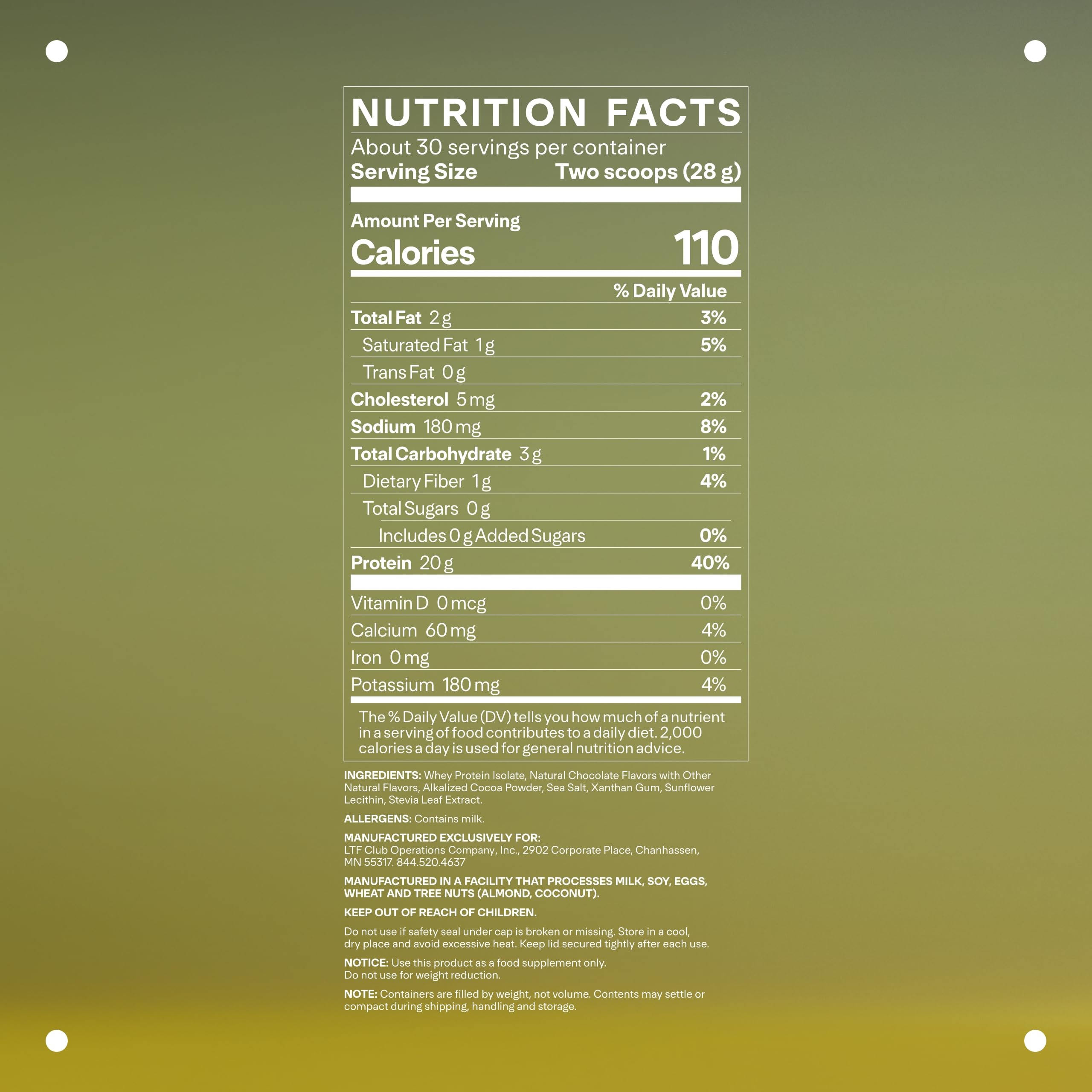 Foto 3 pulgar | Proteína En Polvo Lth Flex Whey Protein Isolate Chocolate 30 Porciones - Venta Internacional.