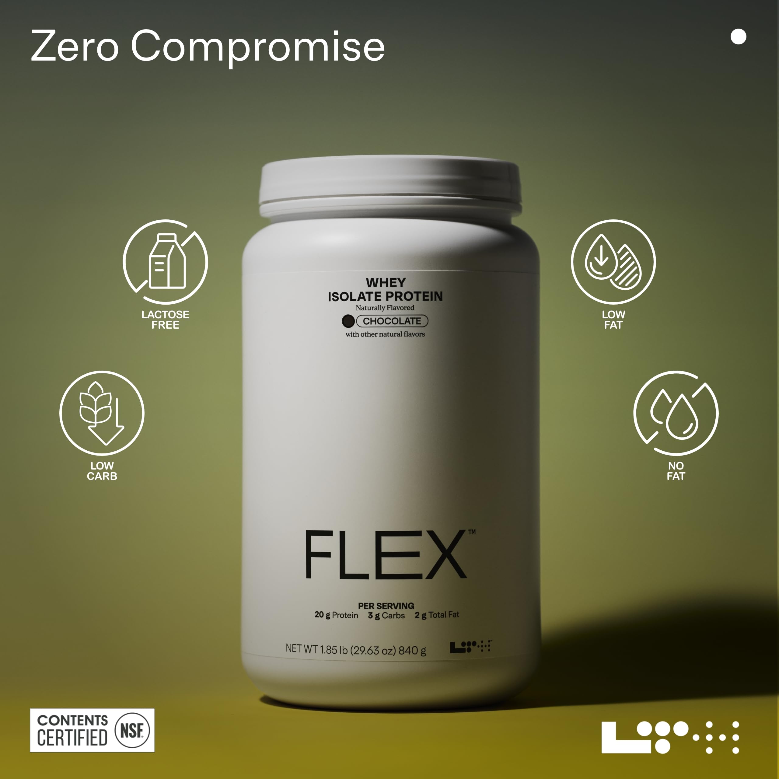 Foto 3 | Proteína En Polvo Lth Flex Whey Protein Isolate Chocolate 30 Porciones - Venta Internacional.