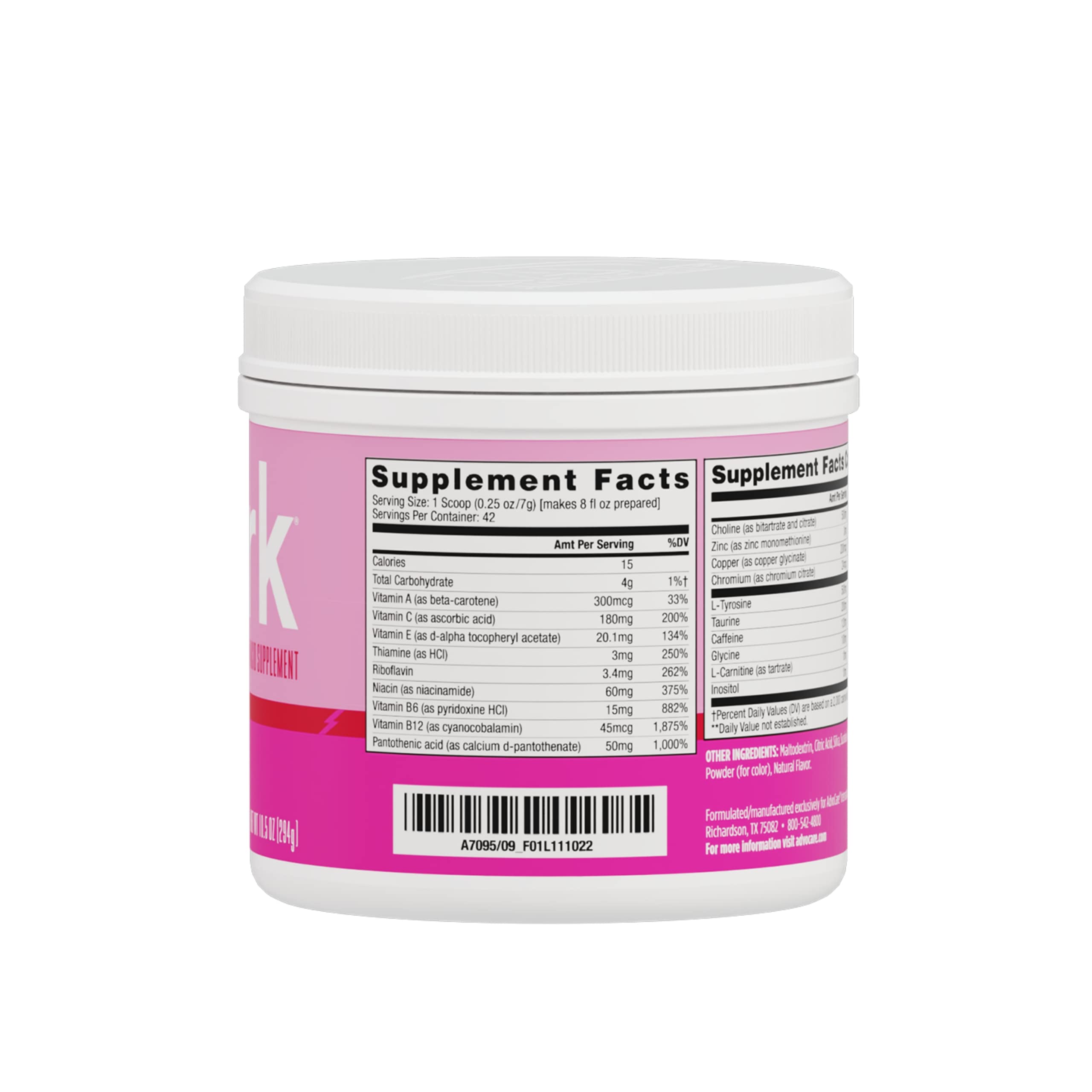 Foto 3 pulgar | Suplemento: Limonada Rosa Con Vitaminas Y Aminoácidos Advocare Spark - Venta Internacional.