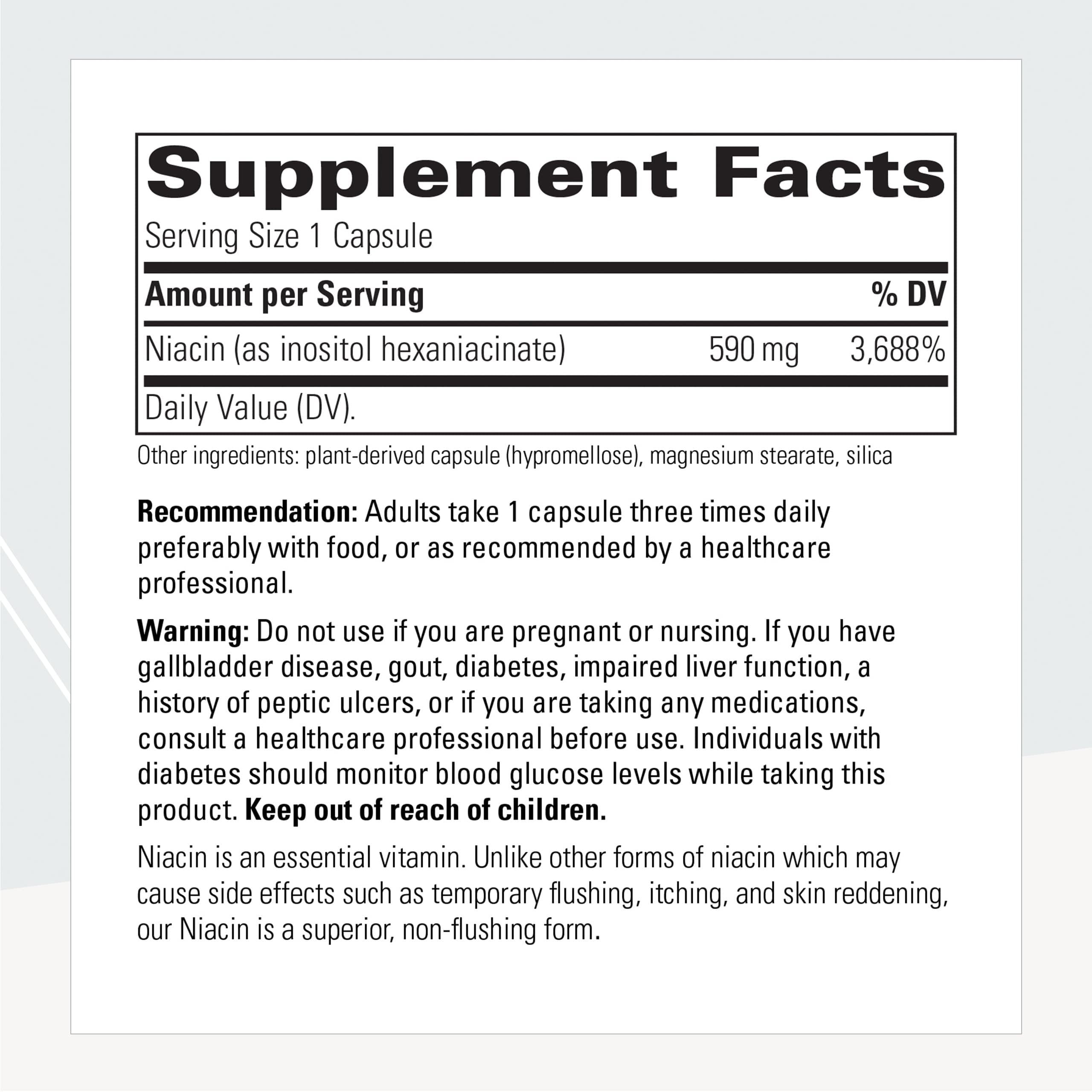 Foto 3 pulgar | Suplemento De Niacina Sin Rubor De Integrative Therapeutics, 60 Cápsulas - Venta Internacional.