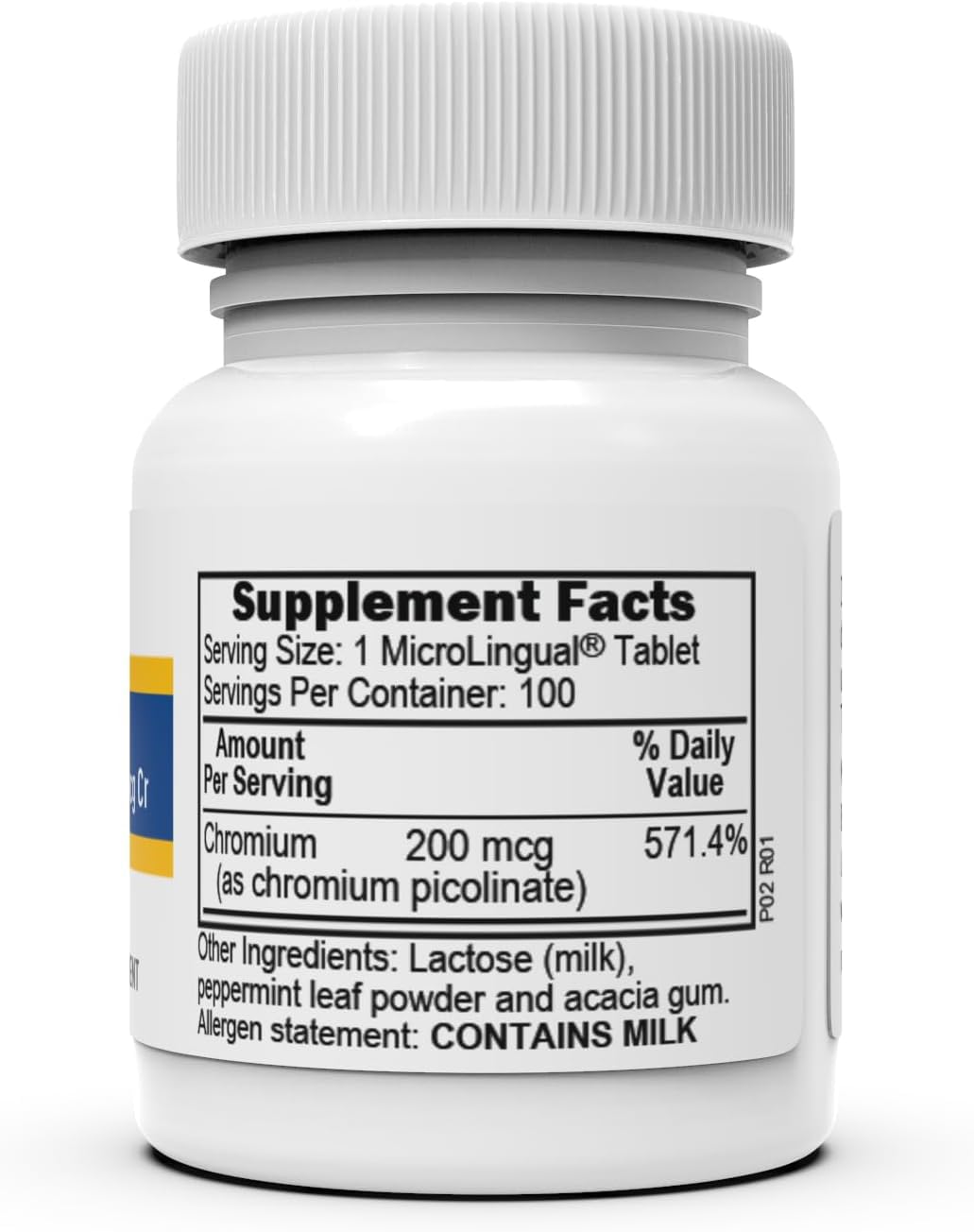 Foto 2 | Suplemento Picolinato De Cromo De Fuente Superior 500 Mcg - Venta Internacional.
