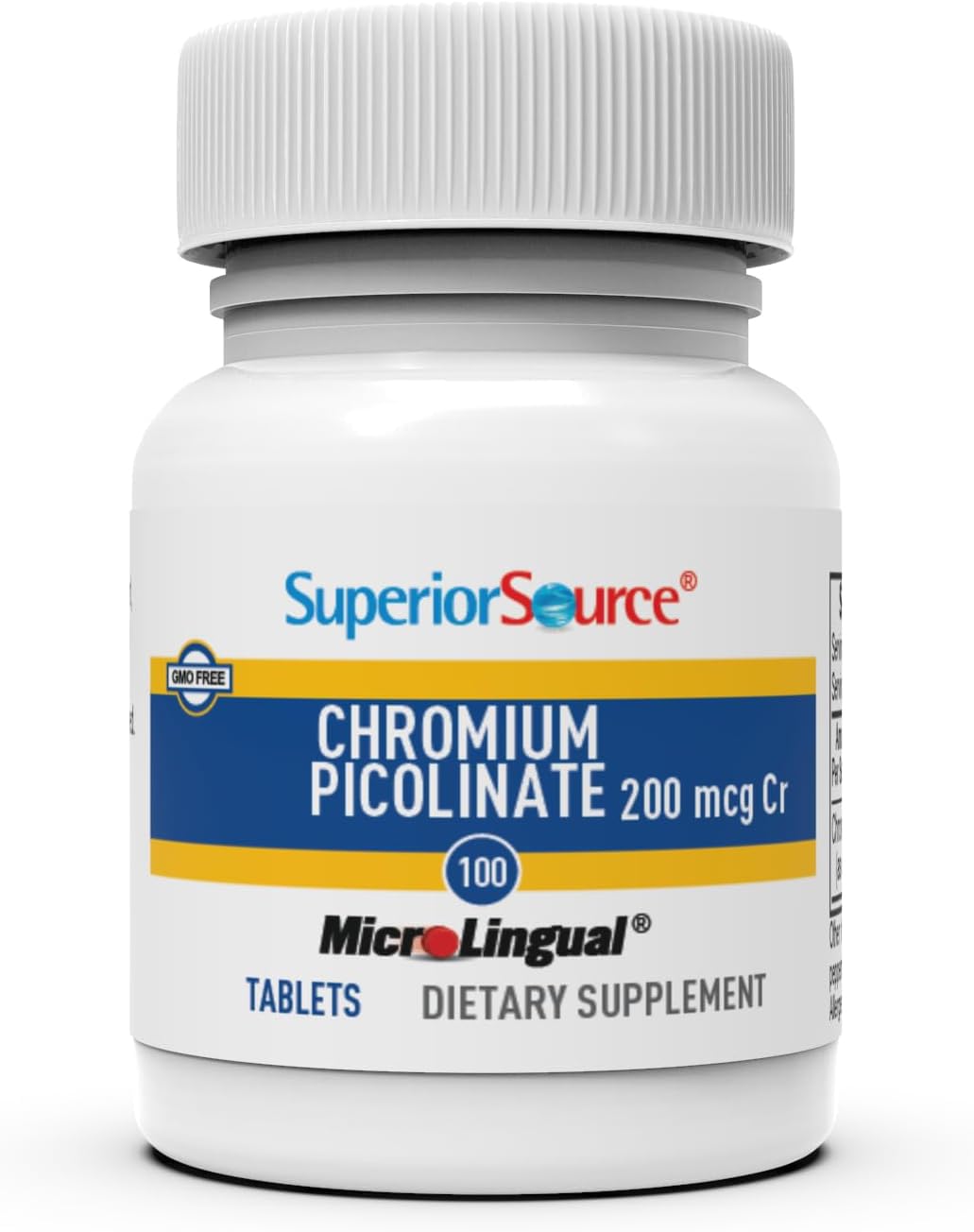 Foto 3 | Suplemento Picolinato De Cromo De Fuente Superior 500 Mcg - Venta Internacional.