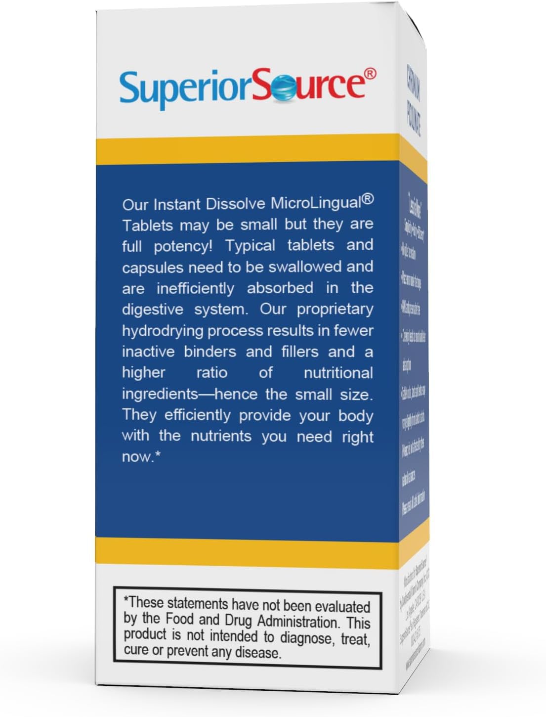 Foto 6 | Suplemento Picolinato De Cromo De Fuente Superior 500 Mcg - Venta Internacional.