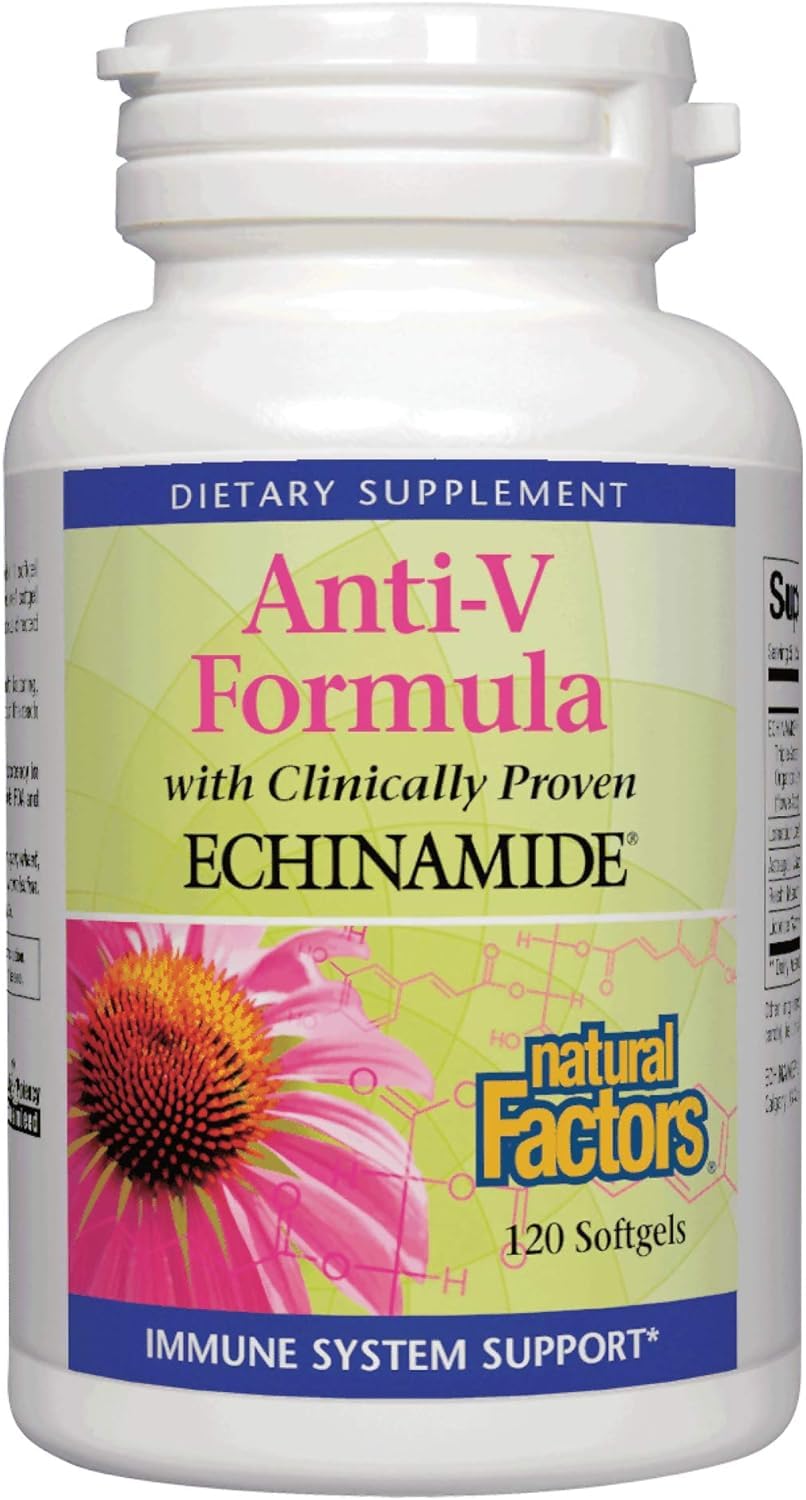 Foto 1 | Suplemento Natural Factors Anti-v Formula Echinacea 120 Cápsulas Blandas - Venta Internacional.
