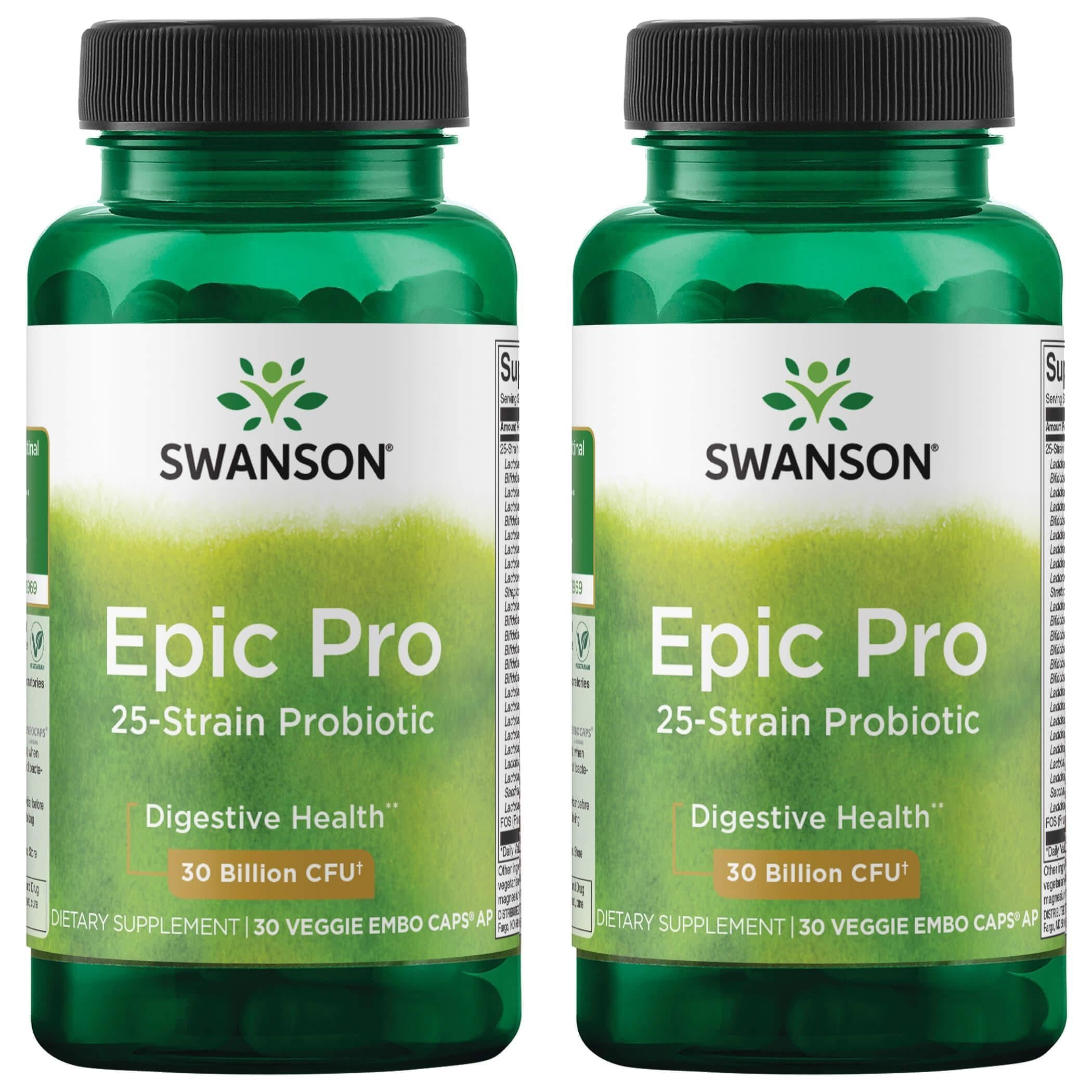 Foto 1 | Suplemento Probiótico Swanson Epic-pro De 25 Cepas, 30 Mil Millones De Cfu - Venta Internacional.