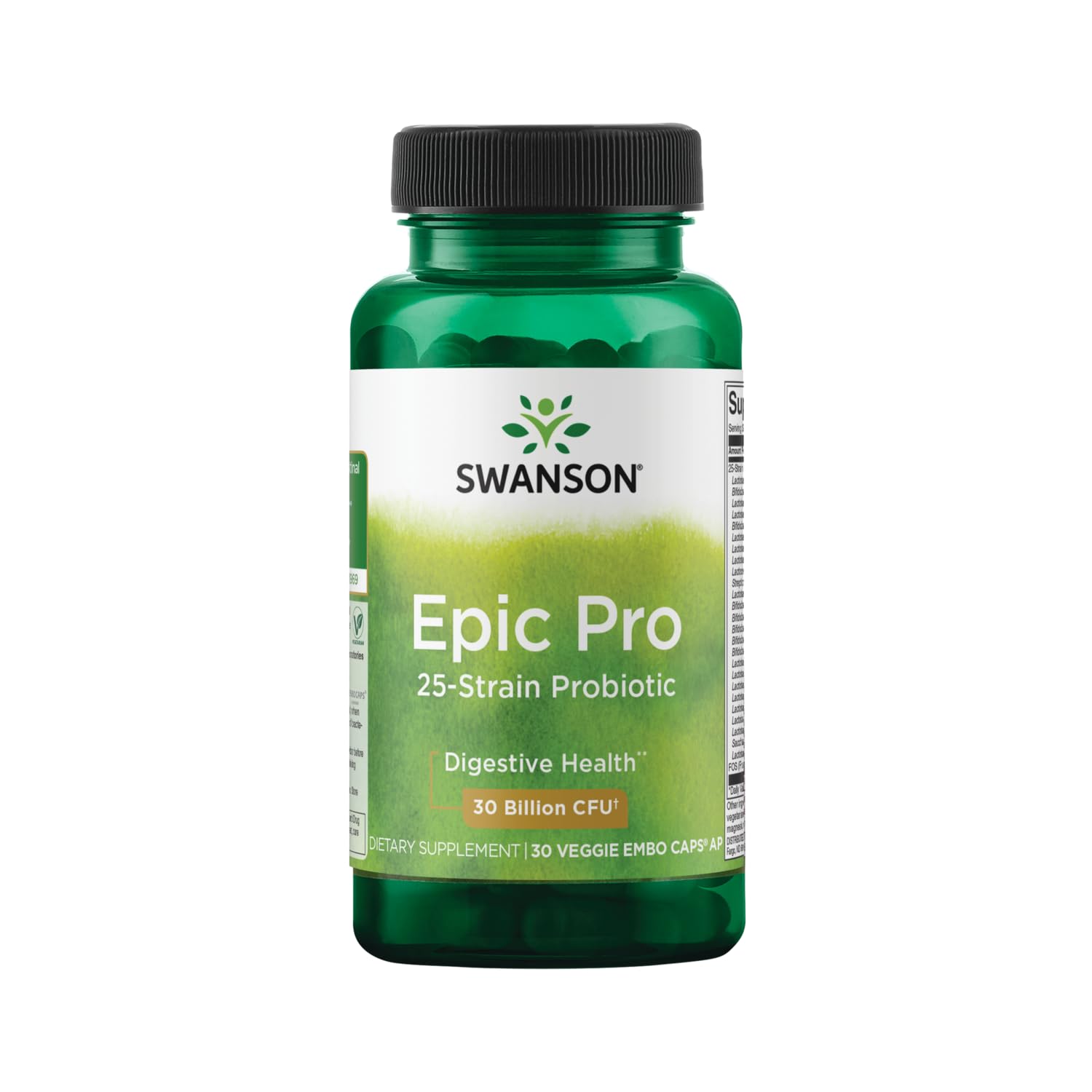 Foto 3 pulgar | Suplemento Probiótico Swanson Epic-pro De 25 Cepas, 30 Mil Millones De Cfu - Venta Internacional.