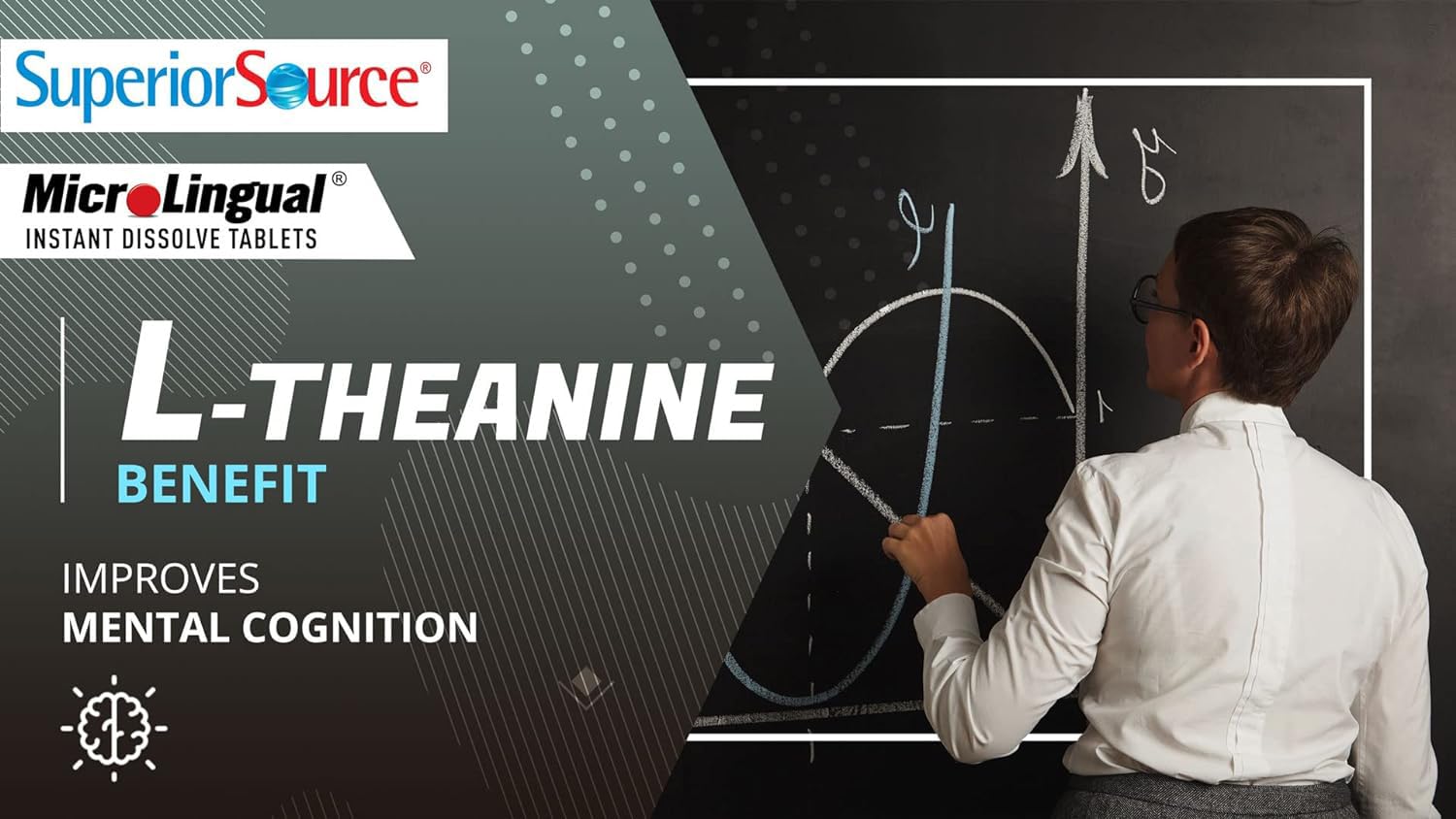Foto 7 | Suplemento Superior Source L-teanina 200 Mg Para Adultos 100 Comprimidos - Venta Internacional.