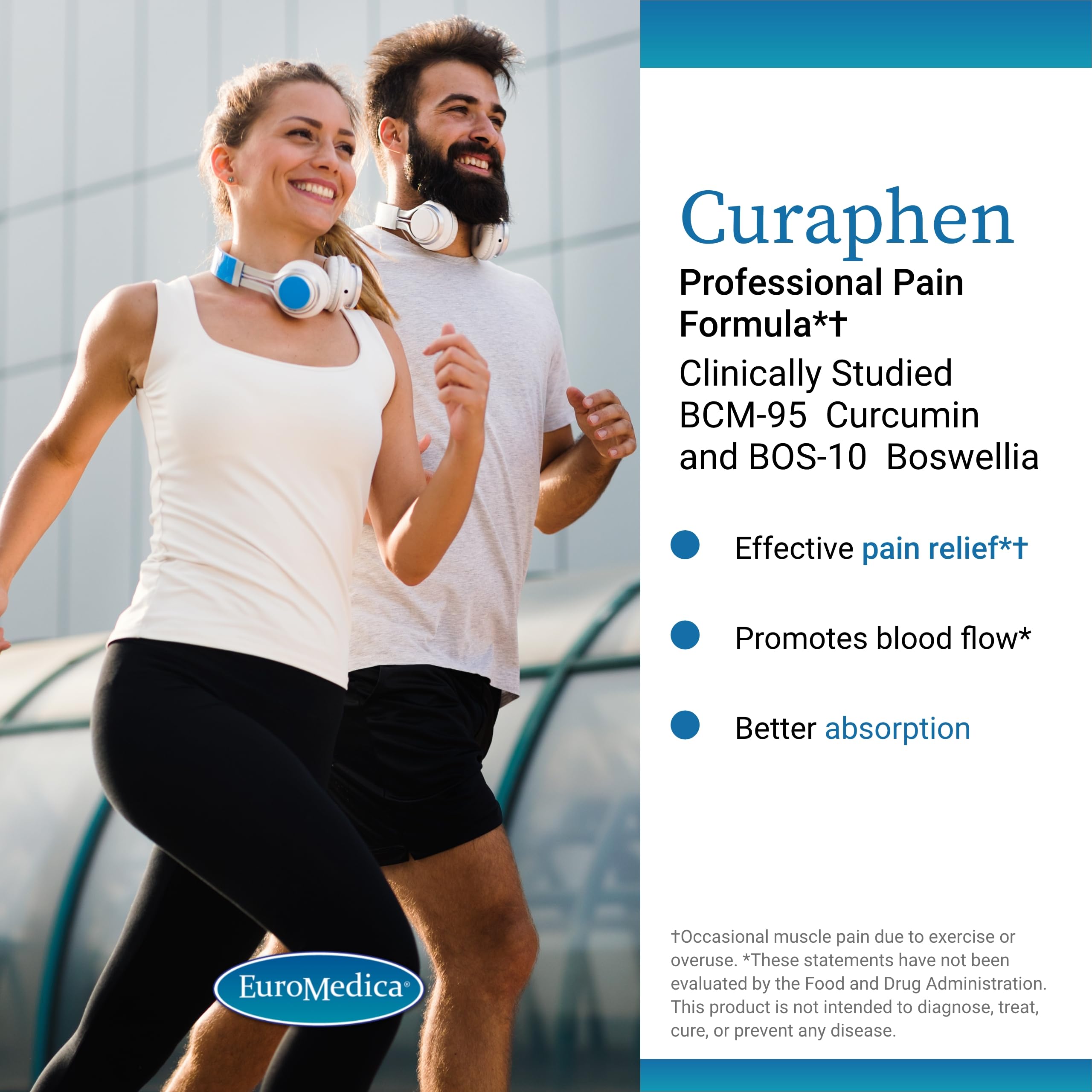 Foto 4 pulgar | Suplemento Euromedica Curaphen Curcumin 120 Cápsulas - Venta Internacional.