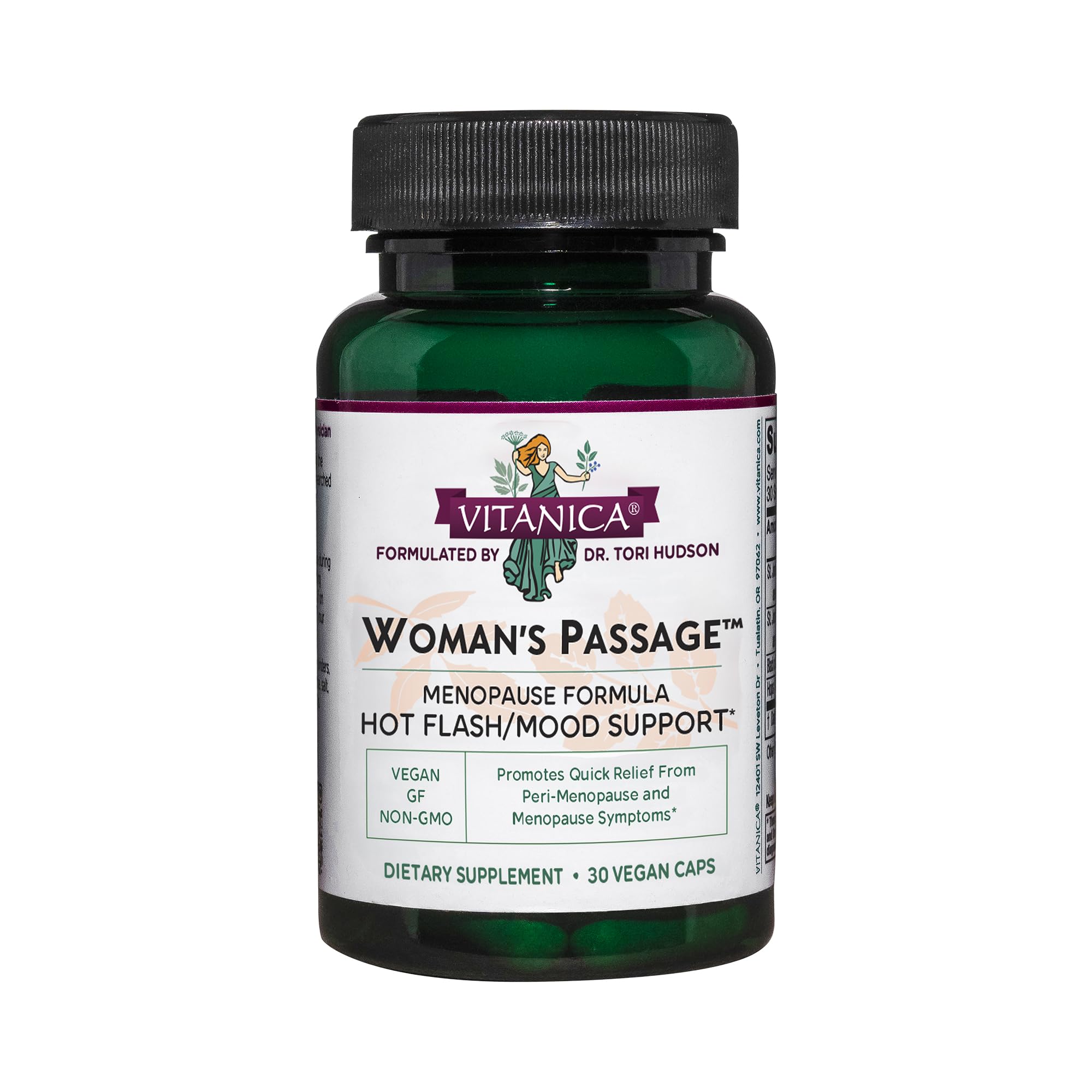 Foto 2 pulgar | Suplemento Vitanica Woman's Passage Menopause Support 30 Cápsulas - Venta Internacional.