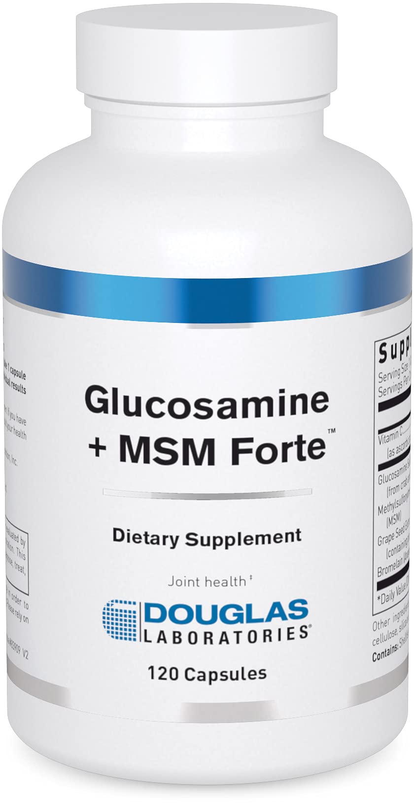 Foto 1 | Suplemento De Glucosamina Y Msm De Douglas Laboratories 120 Cápsulas - Venta Internacional.