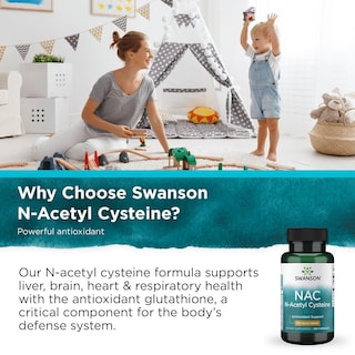 Foto 6 | Suplemento Swanson N-acetil Cisteína 600 Mg 100 Cápsulas (paquete De 2) - Venta Internacional.