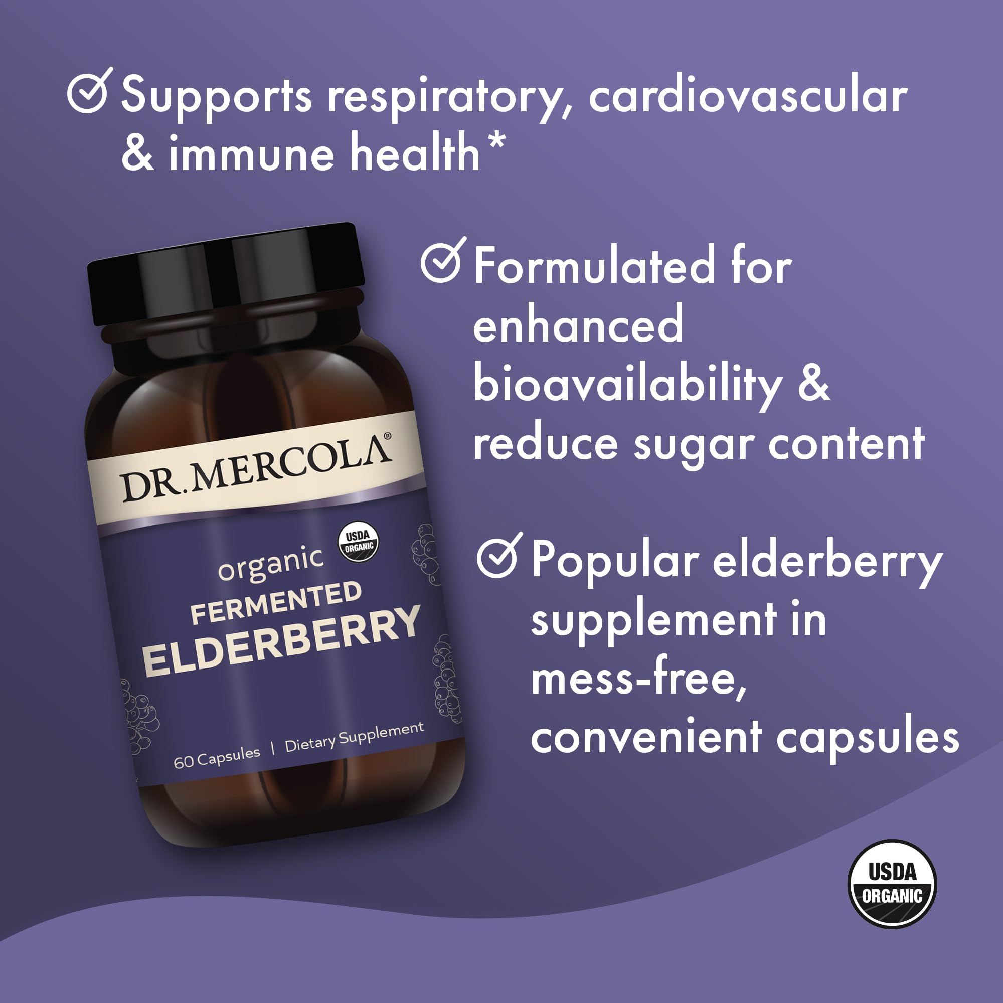 Foto 4 | Suplemento Dietético Dr. Mercola Organic Fermentado Saúco - Venta Internacional.