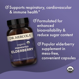 Foto 4 | Suplemento Dietético Dr. Mercola Organic Fermentado Saúco - Venta Internacional.