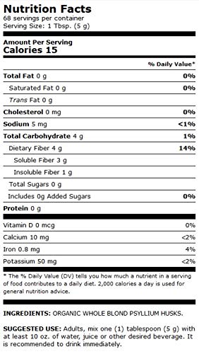 Foto 3 pulgar | Suplemento Dietético Dr. Mercola Organic Whole Husk Psyllium - Venta Internacional.