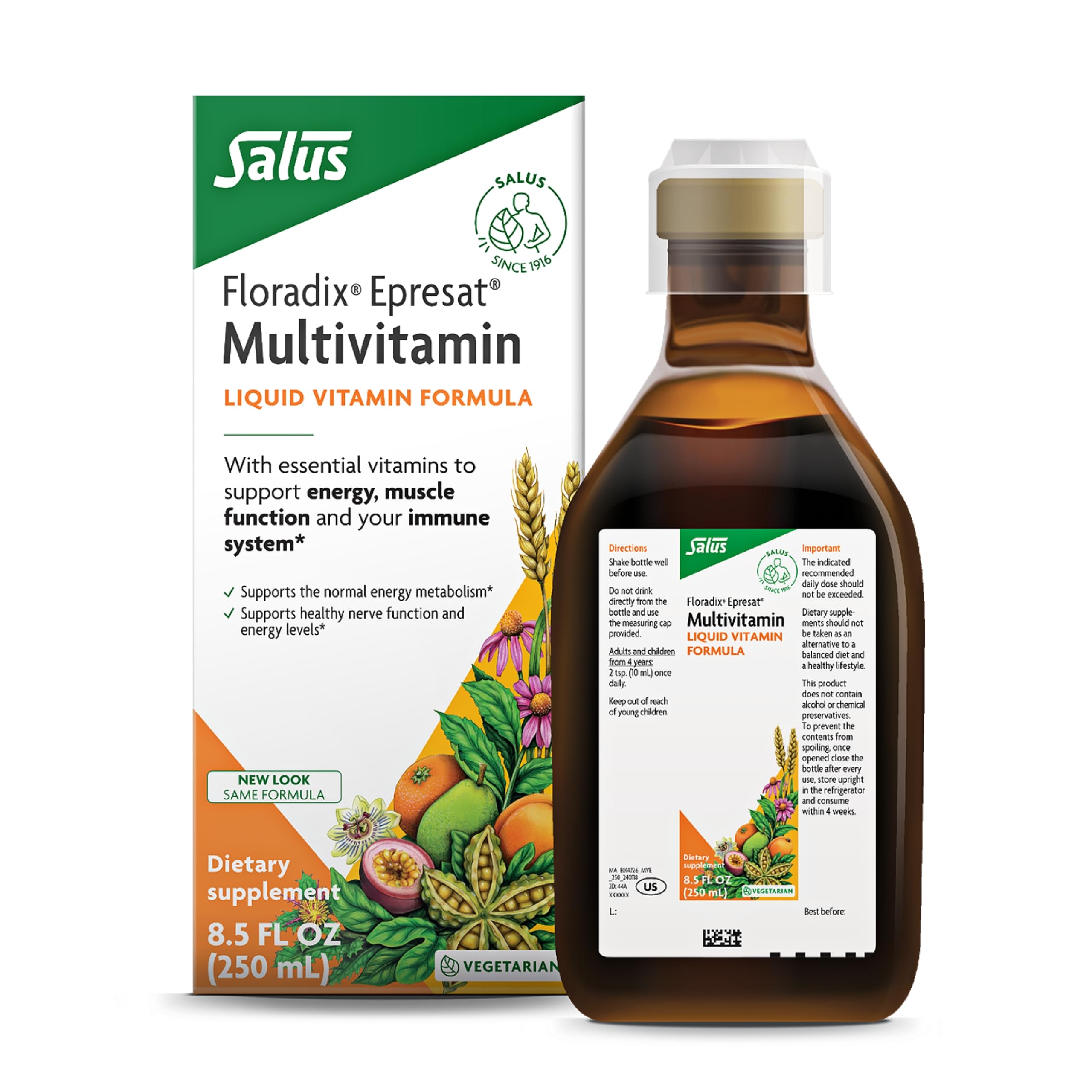 Foto 2 pulgar | Suplemento Multivitamínico Floradix Epresat Para Adultos 250 Ml - Venta Internacional.