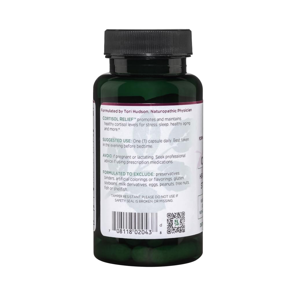 Foto 4 pulgar | Suplemento Vitanica Cortisol Relief 60 Cápsulas Vegano - Venta Internacional.