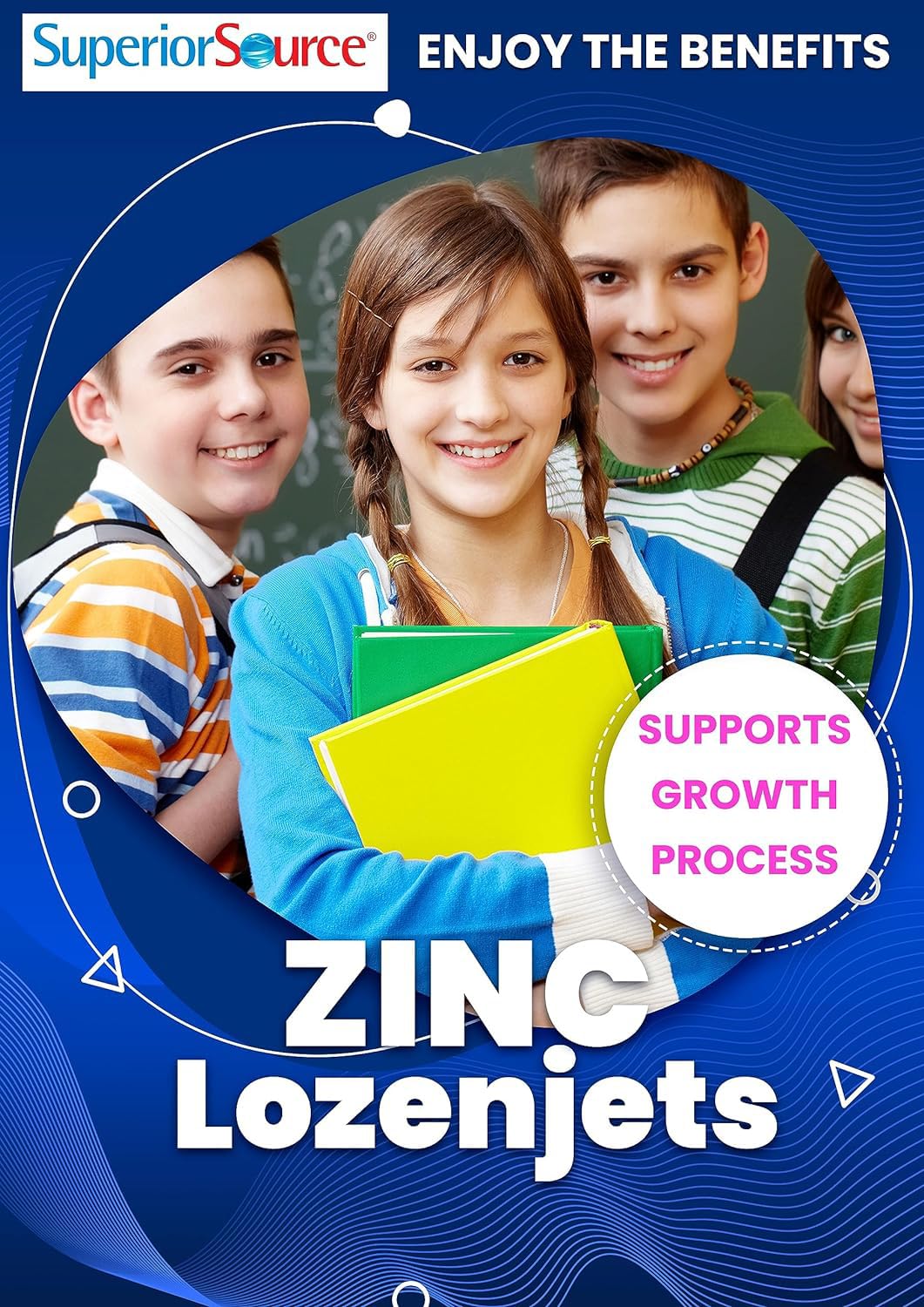 Foto 8 pulgar | Suplemento Superior Source Zinc Lozenjets 60 Comprimidos - Venta Internacional.