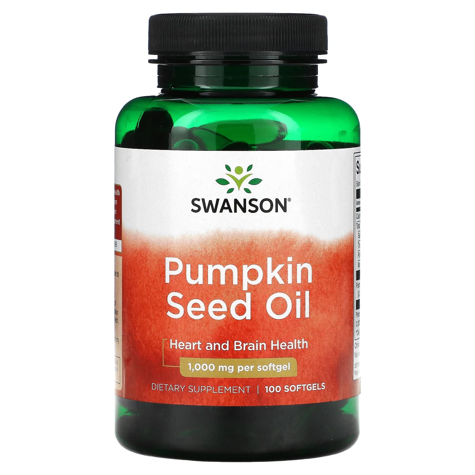 Foto 2 pulgar | Suplemento De Aceite De Semillas De Calabaza Swanson, 1000 Mg, 100 Cápsulas - Venta Internacional.