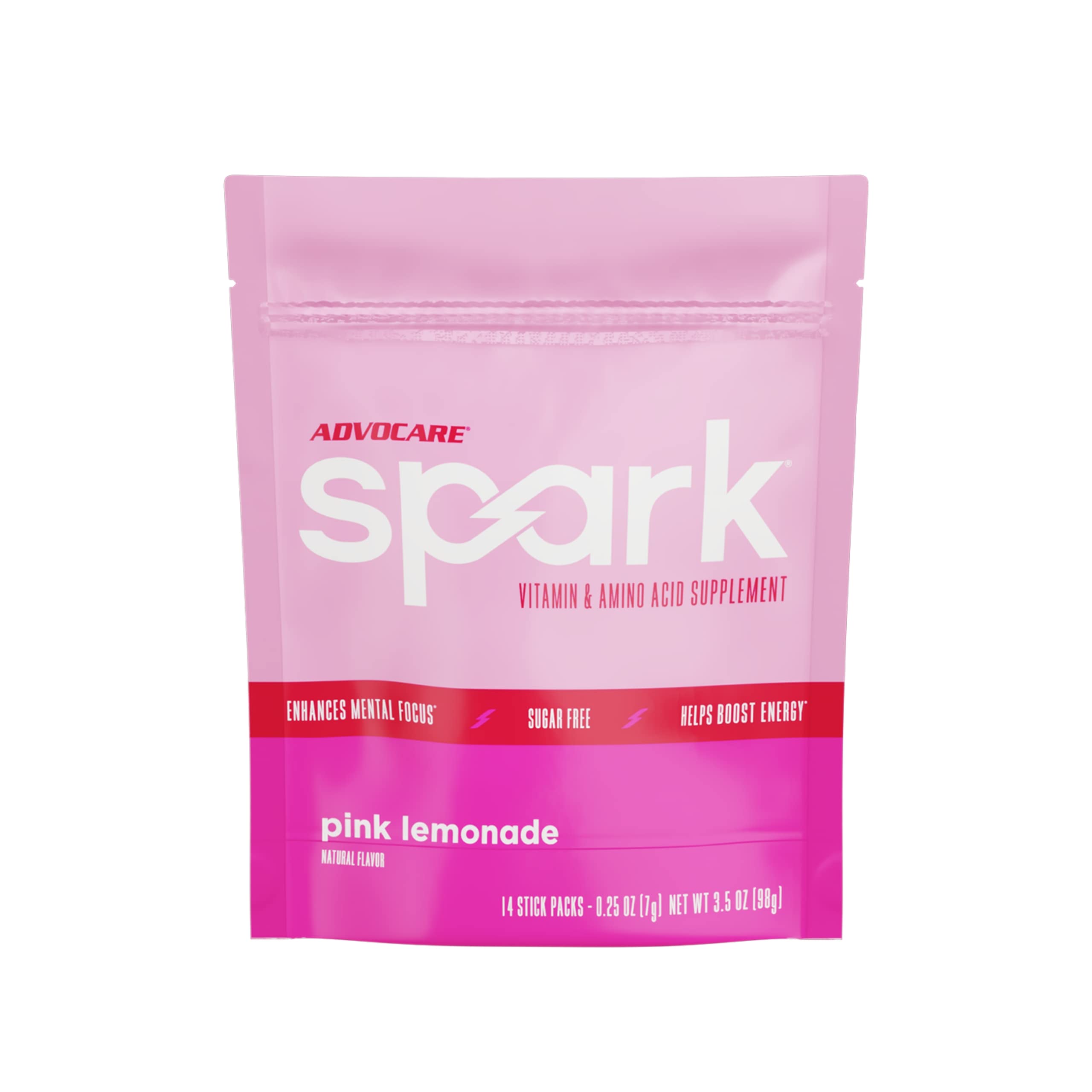 Foto 2 pulgar | Suplemento: Limonada Rosa Con Vitaminas Y Aminoácidos Advocare Spark - Venta Internacional.