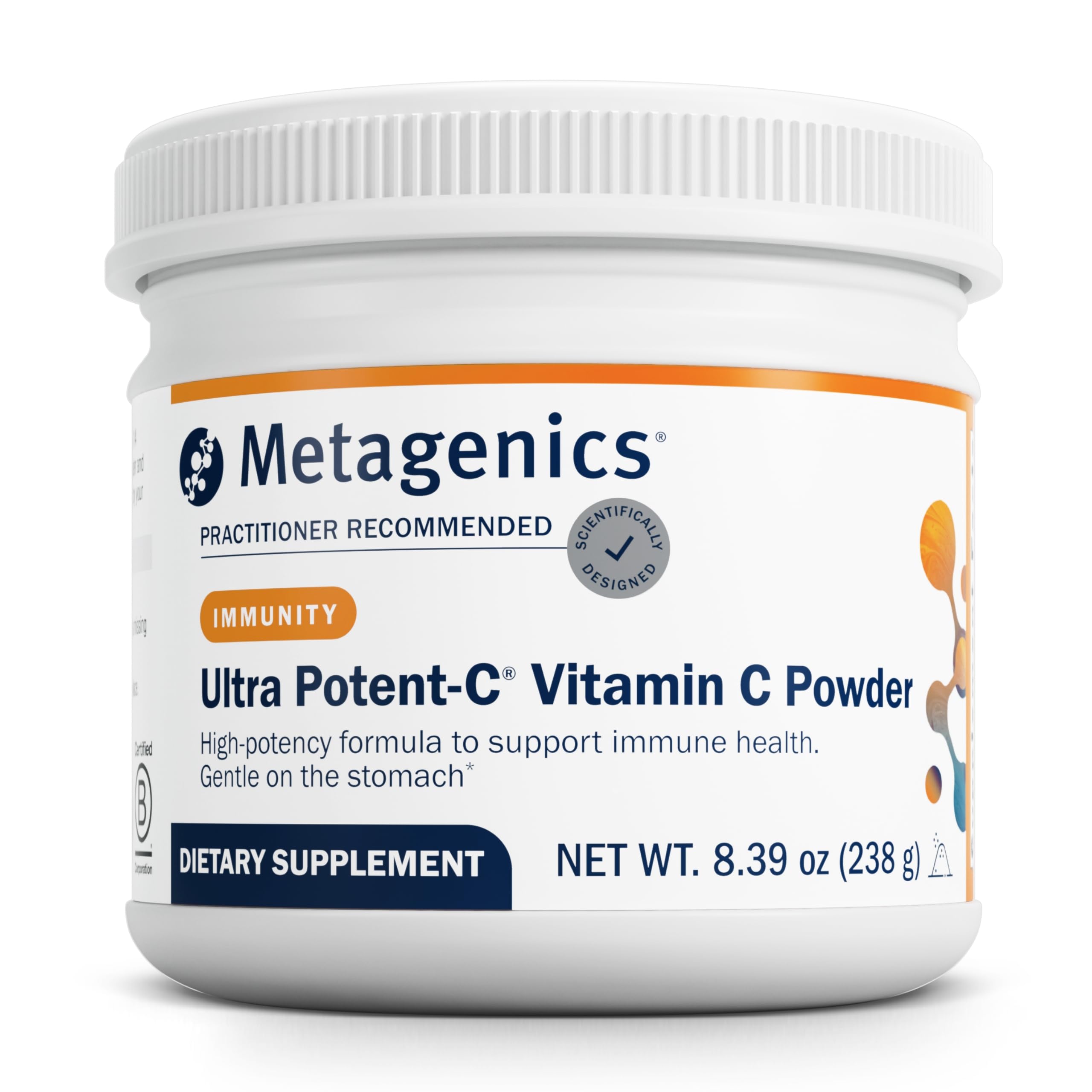 Foto 1 | Vitamina C En Polvo Metagenics Ultra Potent-c, 250 Ml, Apoyo Inmunológico - Venta Internacional.