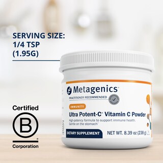 Foto 3 | Vitamina C En Polvo Metagenics Ultra Potent-c, 250 Ml, Apoyo Inmunológico - Venta Internacional.