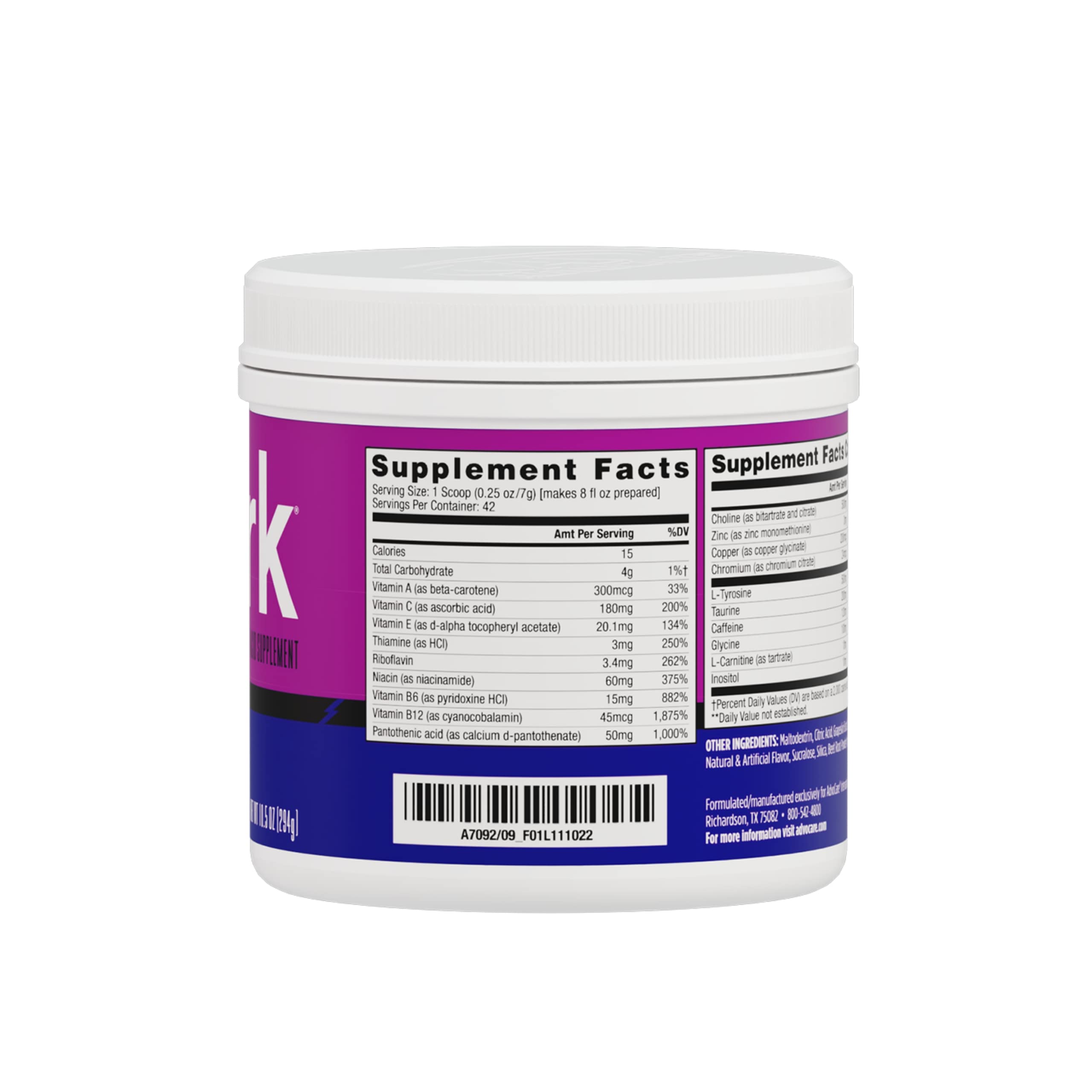 Foto 2 | Suplemento Advocare Spark Con Vitaminas Y Aminoácidos De Uva, 300 Ml - Venta Internacional.