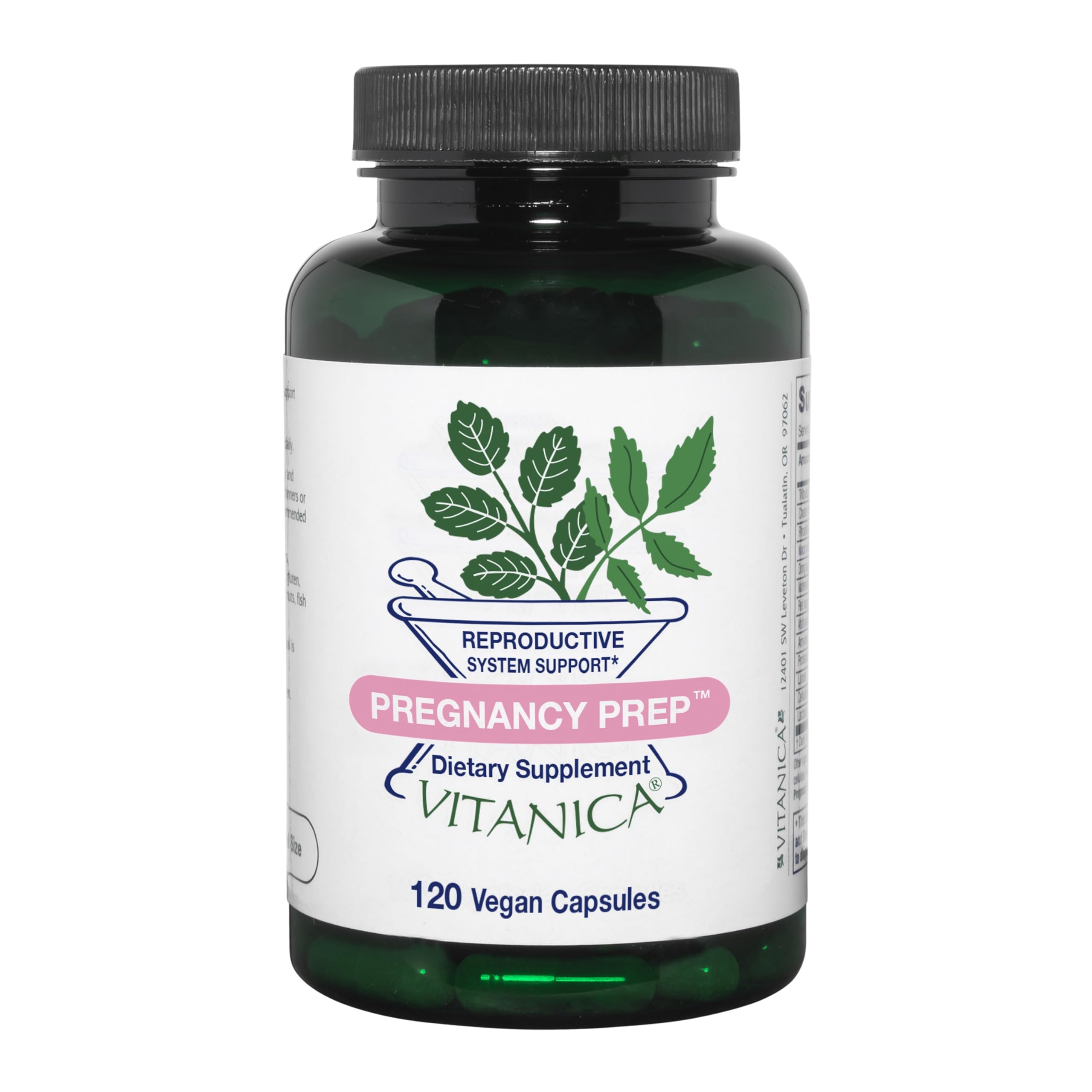 Foto 1 | Suplemento Vitanica Pregnancy Prep 120 Cápsulas Veganas - Venta Internacional.