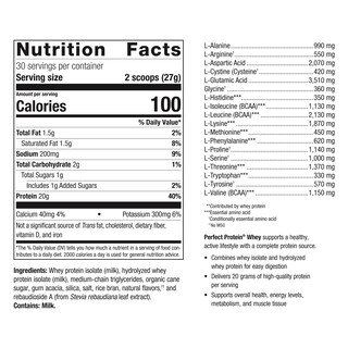 Foto 2 | Proteína En Polvo Metagenics Perfect Protein 30 Porciones De Vainilla - Venta Internacional.