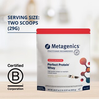 Foto 4 | Proteína En Polvo Metagenics Perfect Protein 30 Porciones De Vainilla - Venta Internacional.