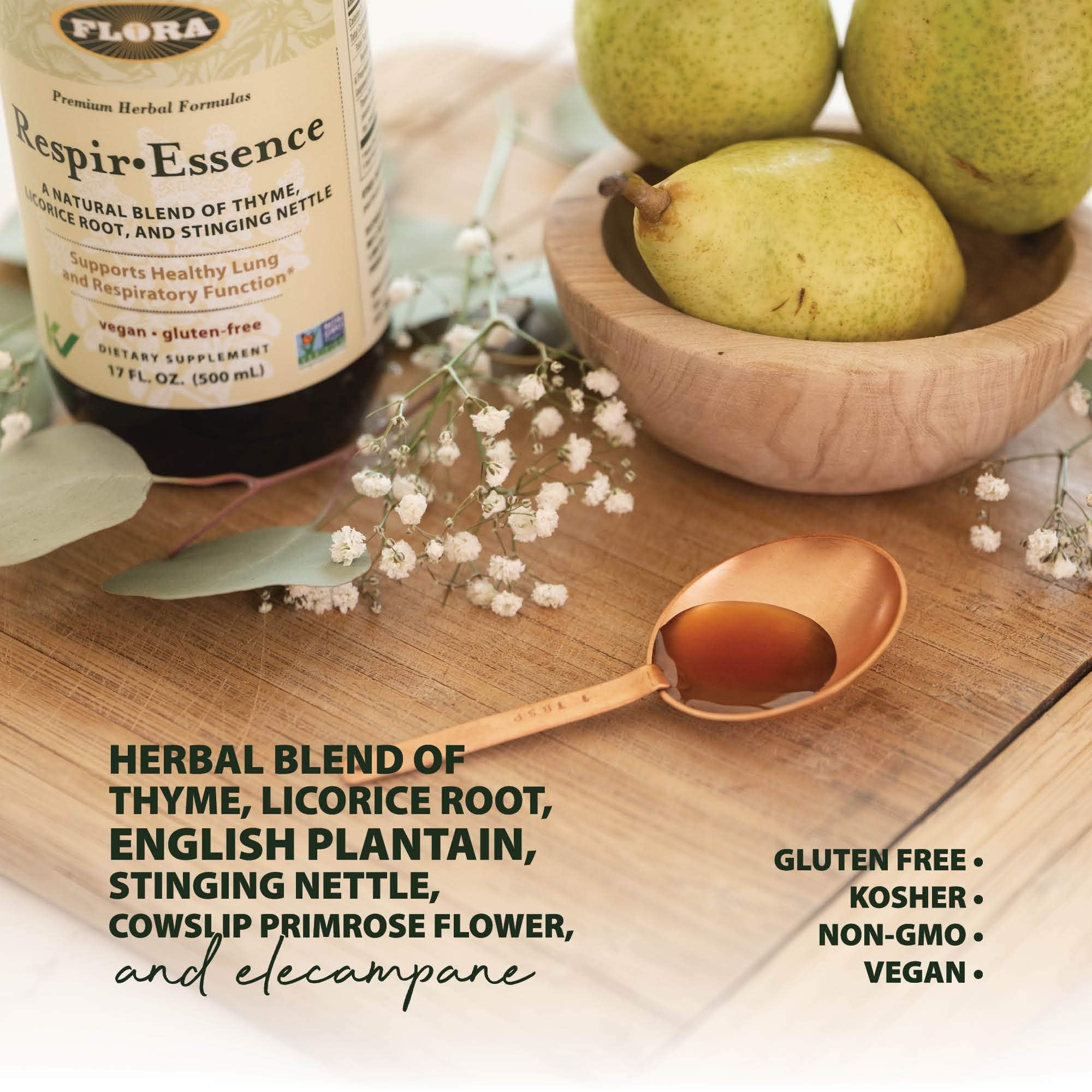 Foto 4 pulgar | Suplemento Flora Respir-essence Lung & Respiratory 500 Ml - Venta Internacional.