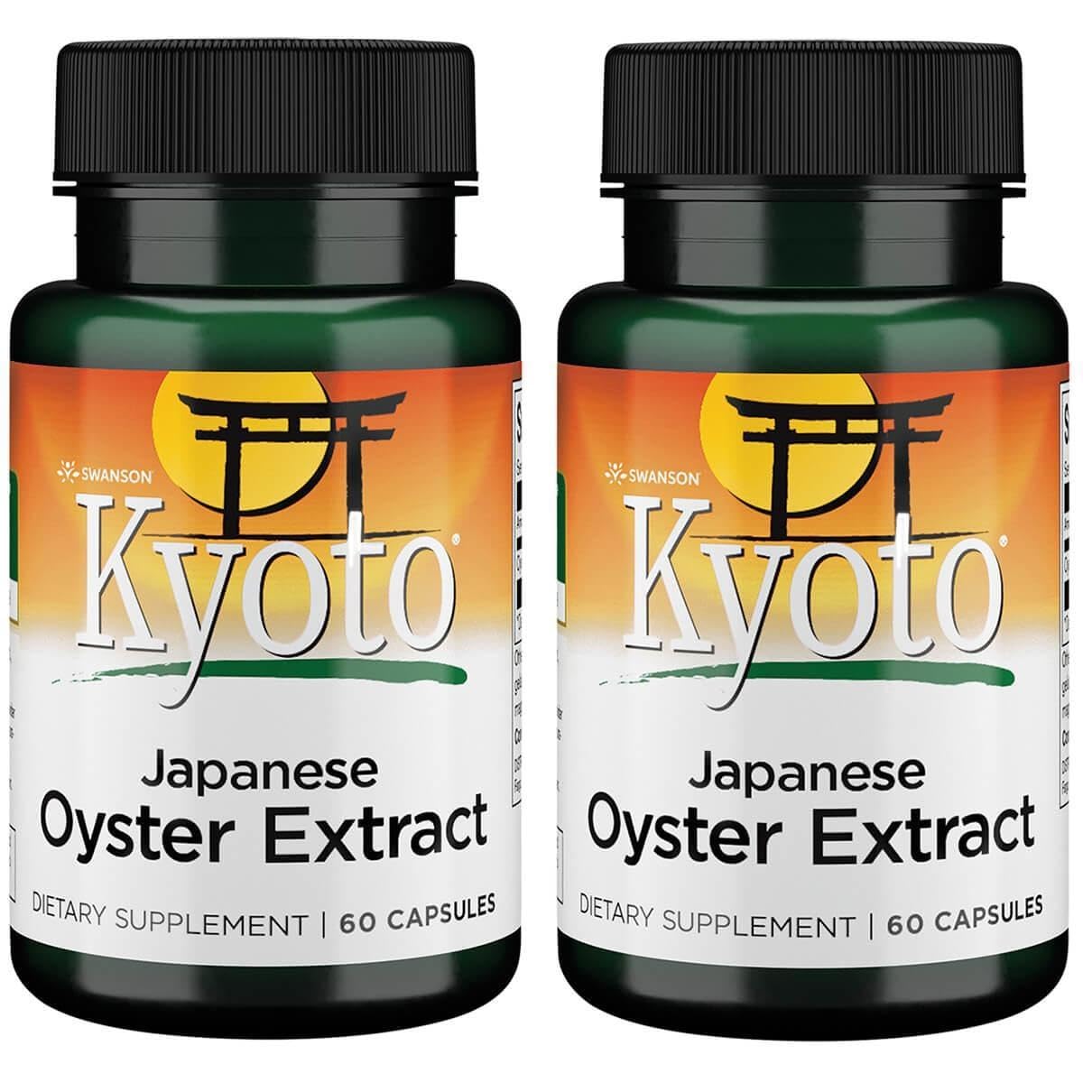 Foto 2 pulgar | Suplemento De Extracto De Ostra Japonesa Swanson Kyoto, 500 Mg, 60 Cápsulas (paquete De 2) - Venta Internacional.