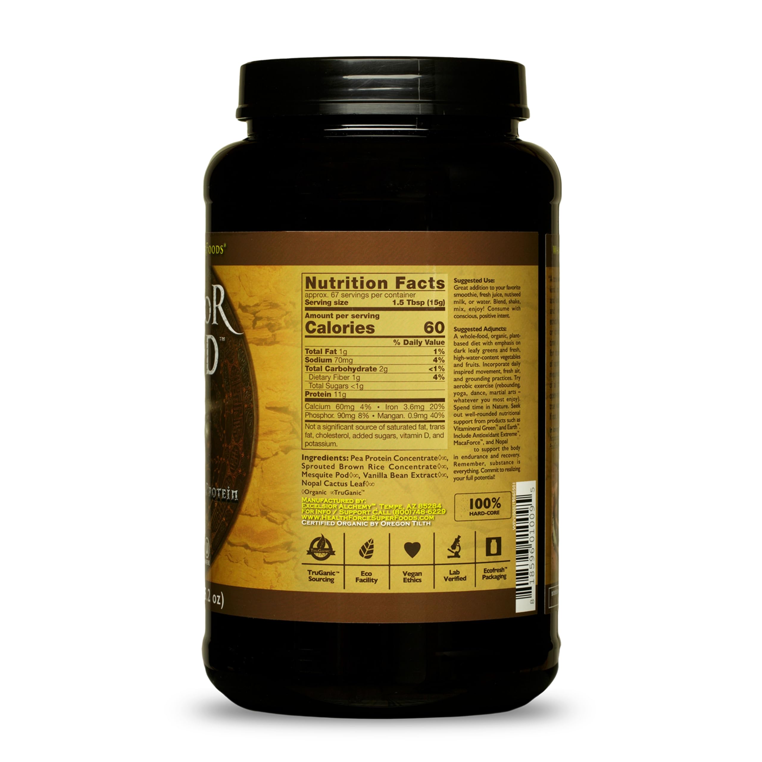 Foto 3 pulgar | Proteína En Polvo Healthforce Superfoods Warrior Food 1 Kg - Venta Internacional.