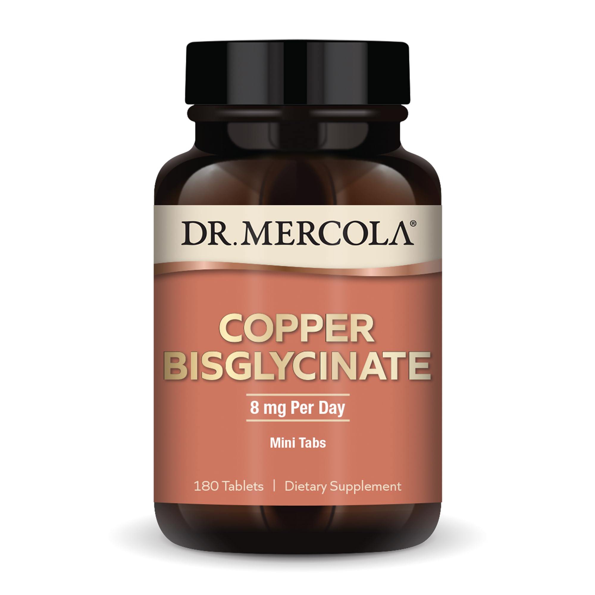 Foto 1 | Suplemento Dr. Mercola Con Bisglicinato De Cobre 8 Mg 180 Tabletas - Venta Internacional.