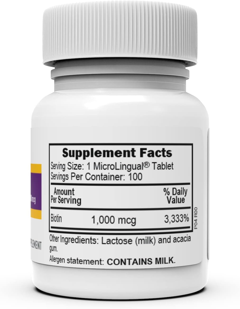 Foto 3 pulgar | Suplemento Biotina Microlingual De 1000 Mcg De Superior Source, 100 Comprimidos - Venta Internacional.