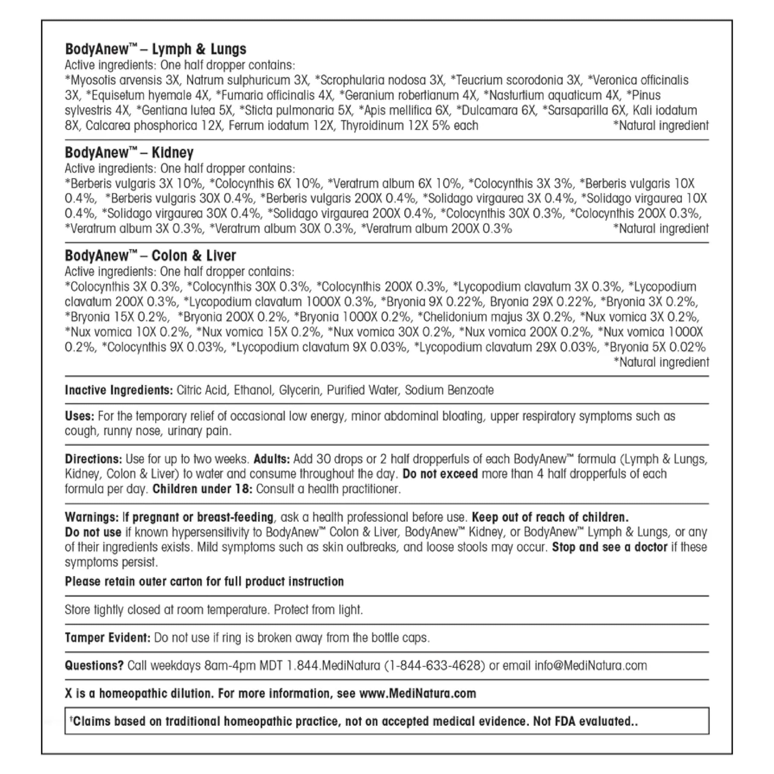 Foto 3 pulgar | Oral Drops Medinatura Body, Una Nueva Limpieza Homeopática En 3 Pasos, 150 Ml - Venta Internacional.