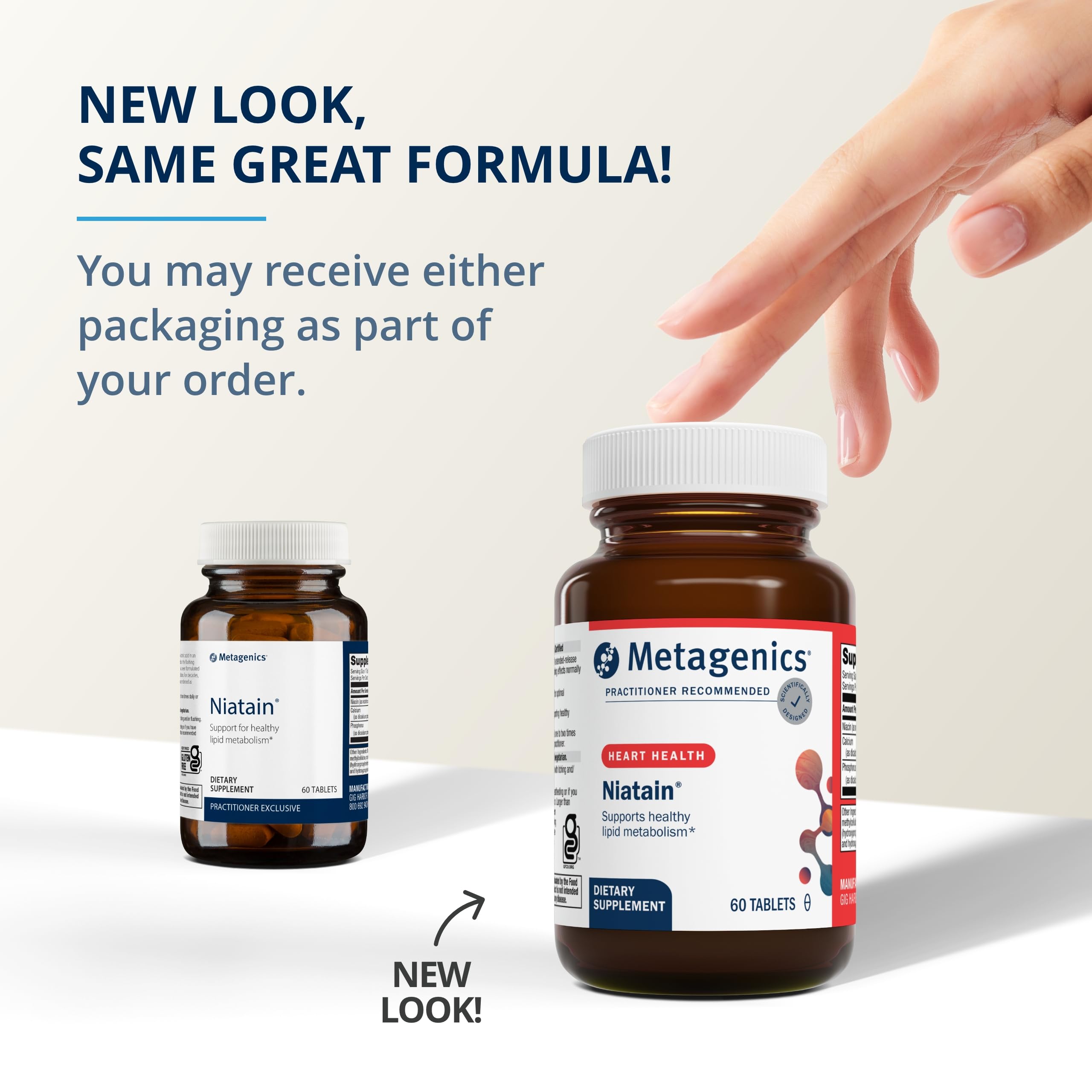 Foto 3 | Suplemento Metagenics Niatain Niacina B3 500 Mg 60 Comprimidos - Venta Internacional.