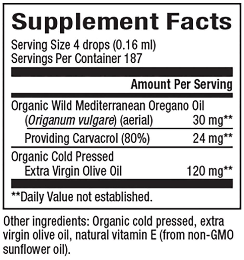 Foto 3 pulgar | Suplemento De Aceite De Orégano De Natural Factors, 30 Ml, Certificado Orgánico - Venta Internacional.