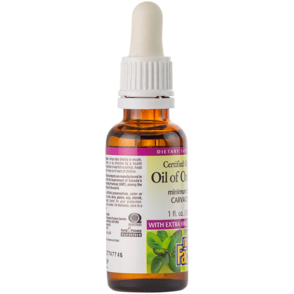 Foto 6 | Suplemento De Aceite De Orégano De Natural Factors, 30 Ml, Certificado Orgánico - Venta Internacional.