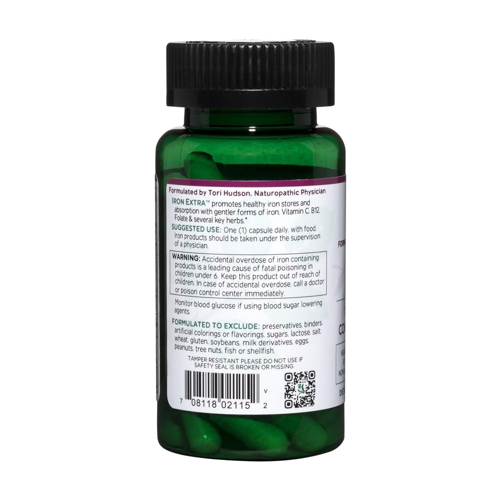 Foto 3 | Suplemento De Hierro Vitanica Iron Extra 500 Mg 60 Cápsulas - Venta Internacional.