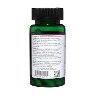 Foto 3 | Suplemento De Hierro Vitanica Iron Extra 500 Mg 60 Cápsulas - Venta Internacional.