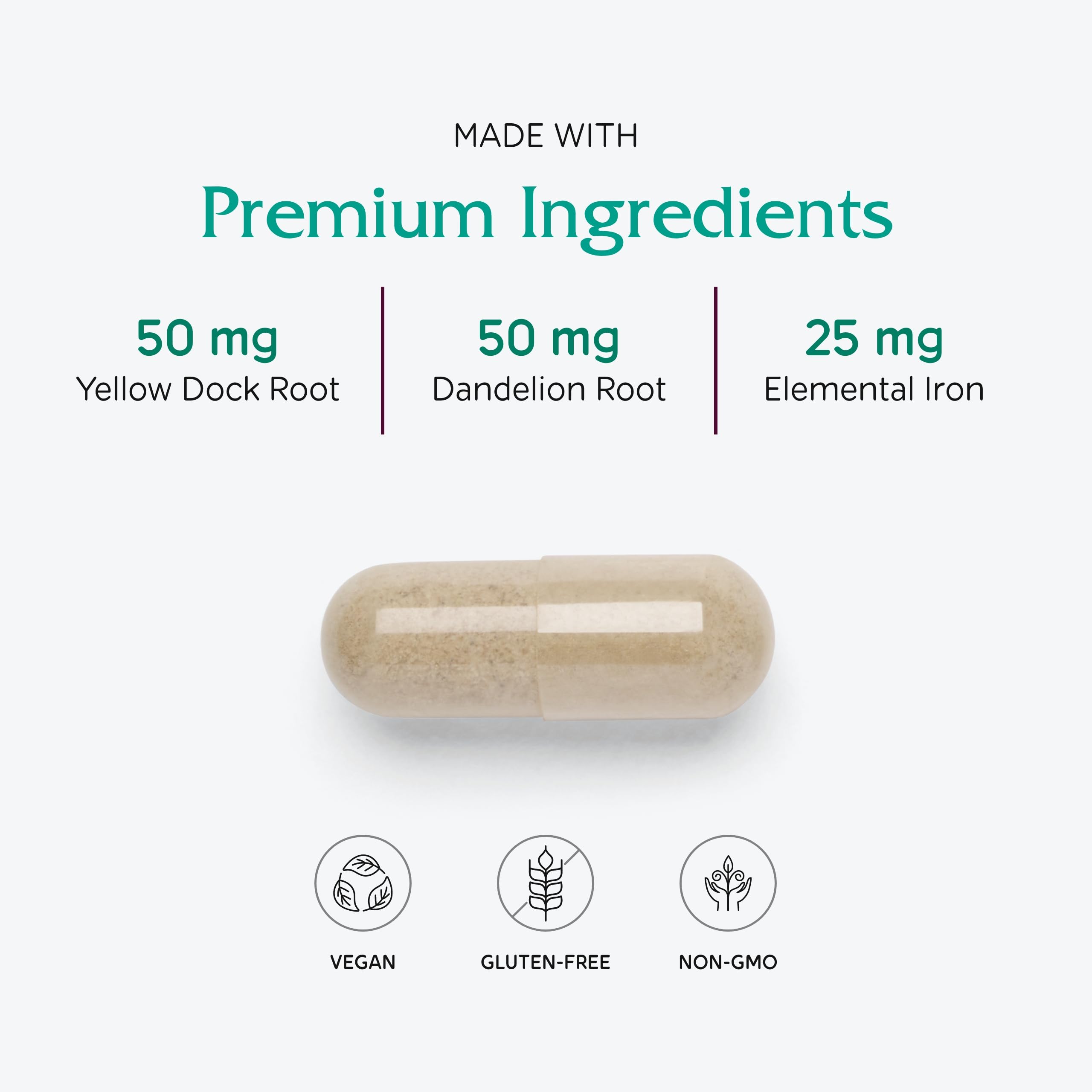 Foto 5 pulgar | Suplemento De Hierro Vitanica Iron Extra 500 Mg 60 Cápsulas - Venta Internacional.