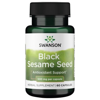 Foto 1 | Suplemento De Semillas De Sésamo Negro De Espectro Completo Swanson 500 Mg - Venta Internacional.