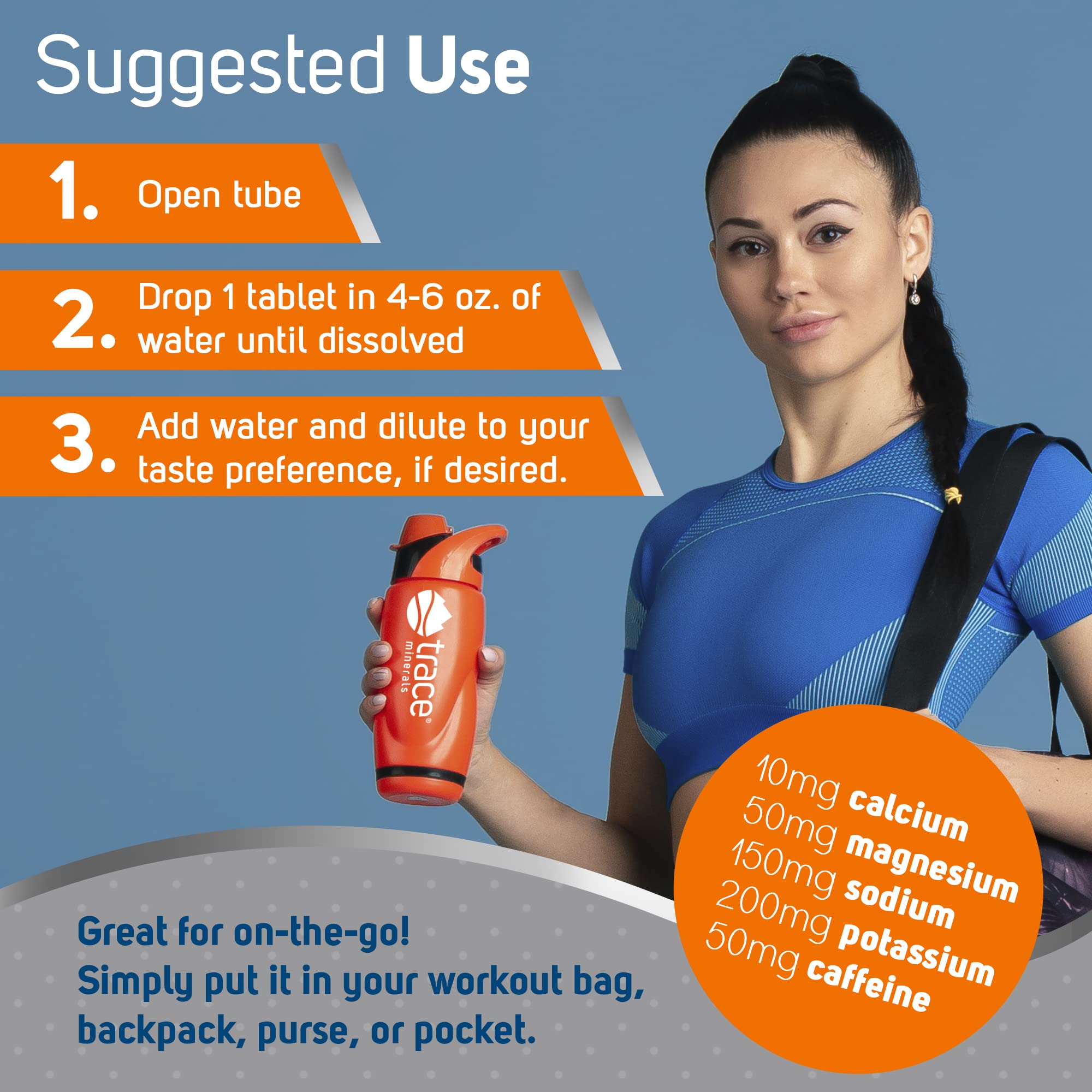 Foto 6 pulgar | Suplemento De Oligoelementos Max-hydrate Endurance Orange, 10 Comprimidos - Venta Internacional.